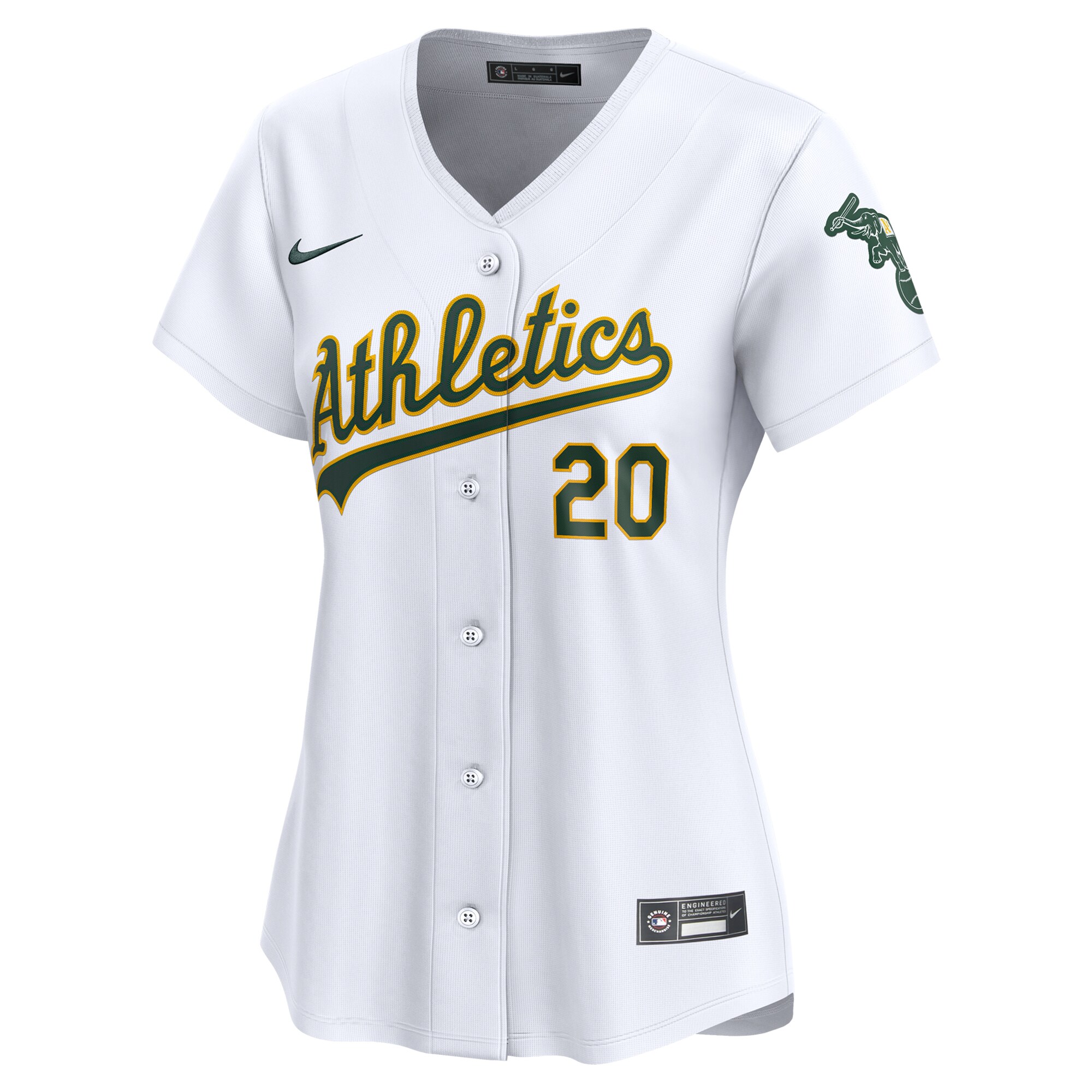 Oakland Athletics Zack Gelof White Home Limited Player MLB Jersey Women's