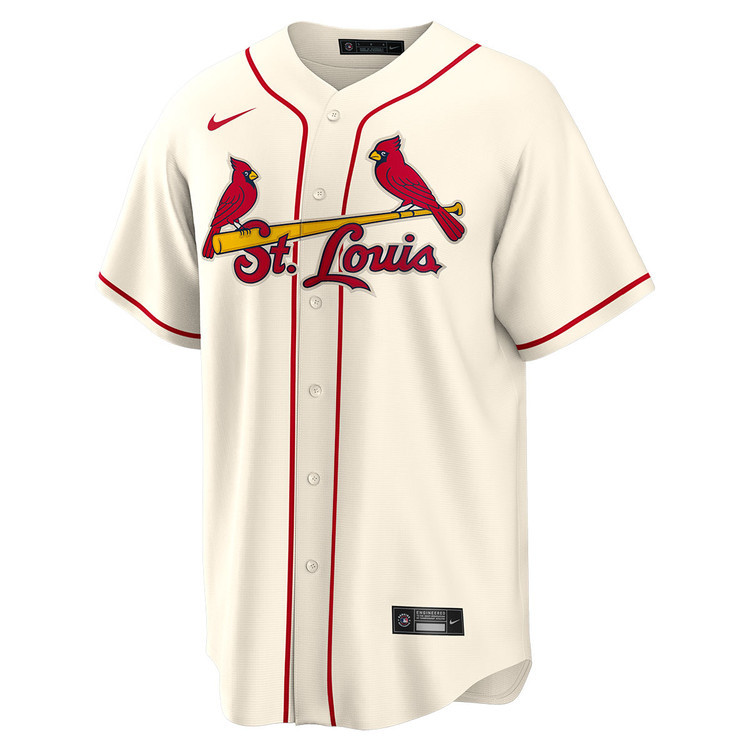 Lars Nootbaar 21 St. Louis Cardinals Alternate Cream MLB Jersey Men's
