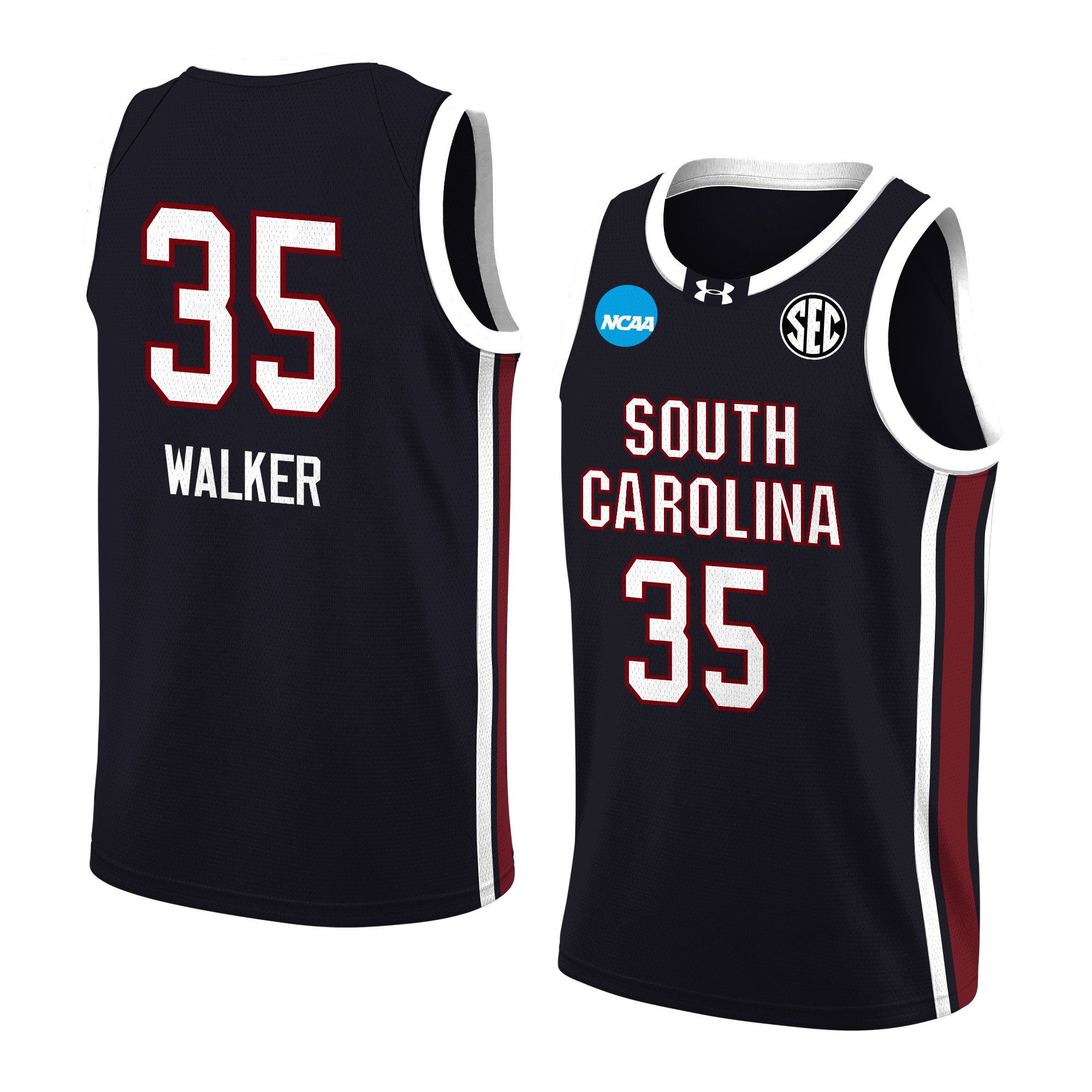 Sakima Walker 35 South Carolina 2024 Black Unisex NCAA Jersey Unisex