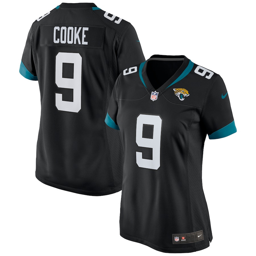Logan Cooke 9 Jacksonville Jaguars Game Black NFL Jersey Women's