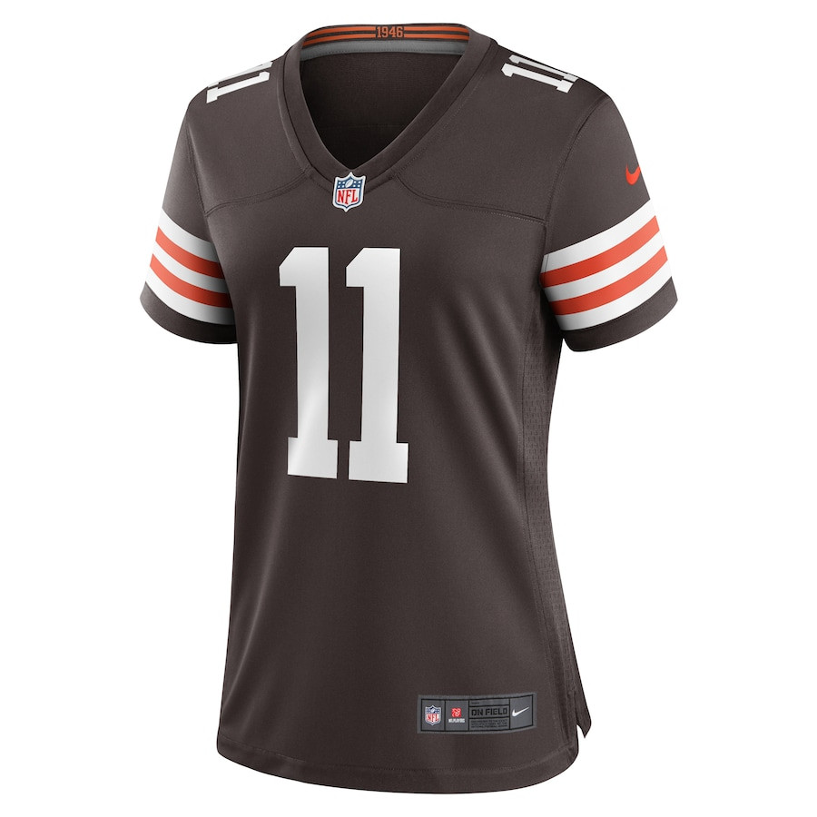 James Proche II 11 Cleveland Browns Game Brown NFL Jersey Women's