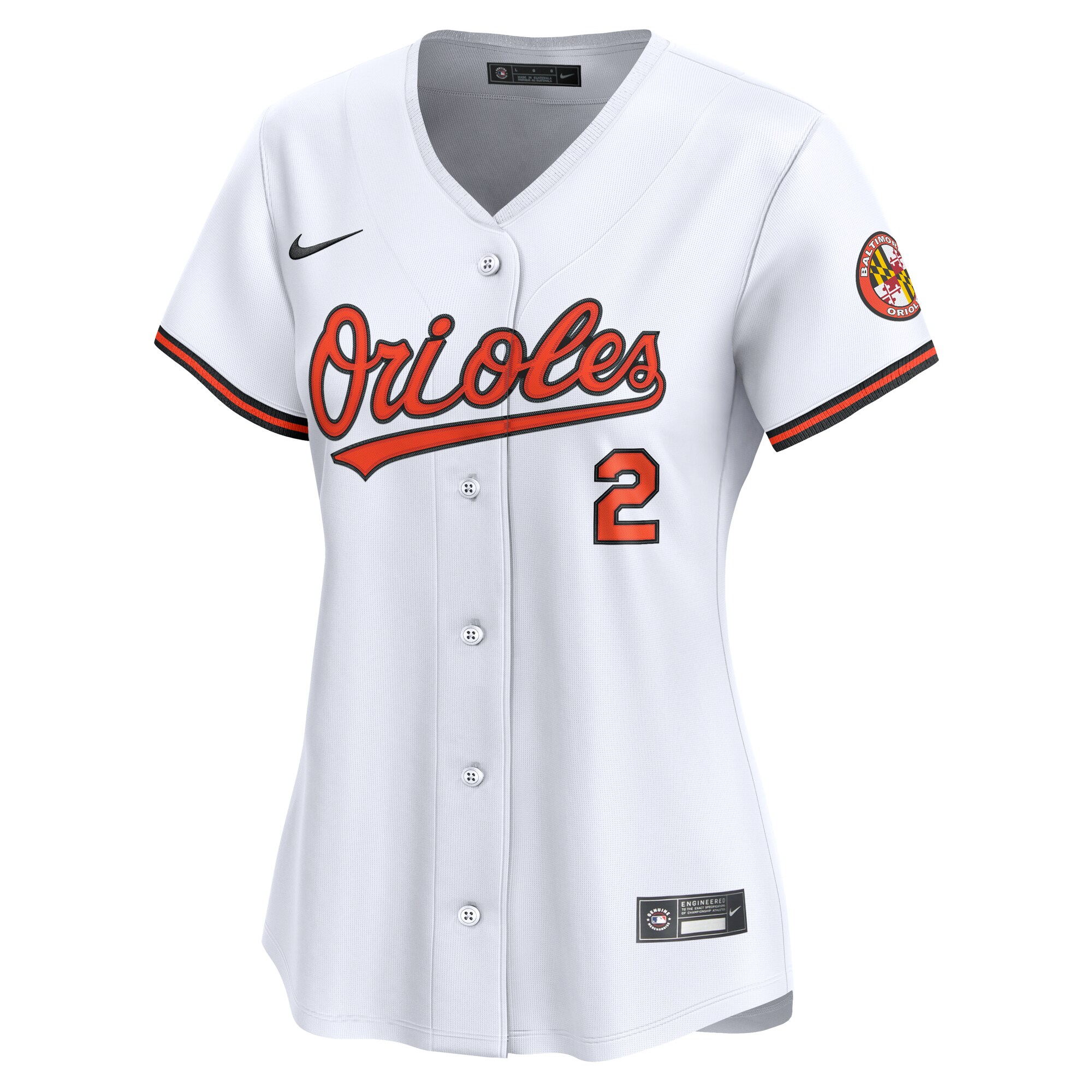 Baltimore Orioles Gunnar Henderson White Home Limited Player MLB Jersey Women's