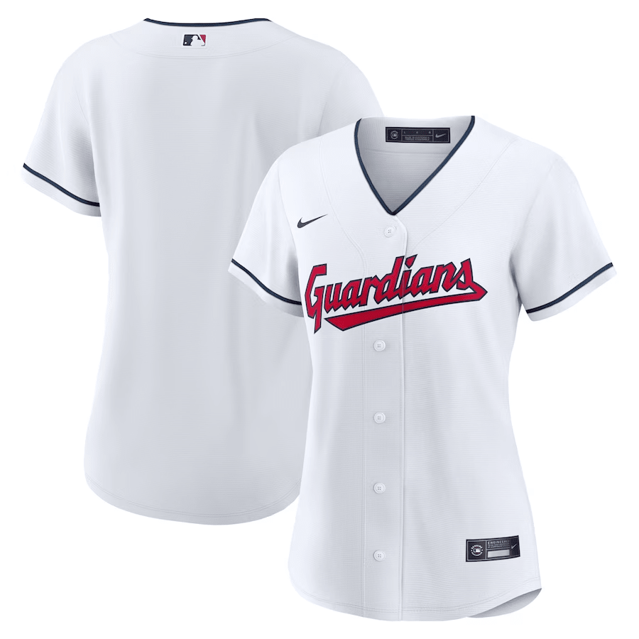 Cleveland Guardians Home White MLB Jersey Women's