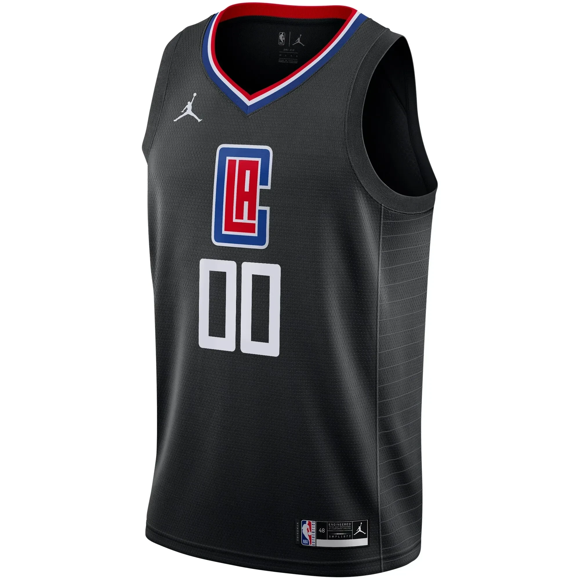 Los Angeles Clippers Swingman Custom Statement Edition Black NBA Jersey Men's