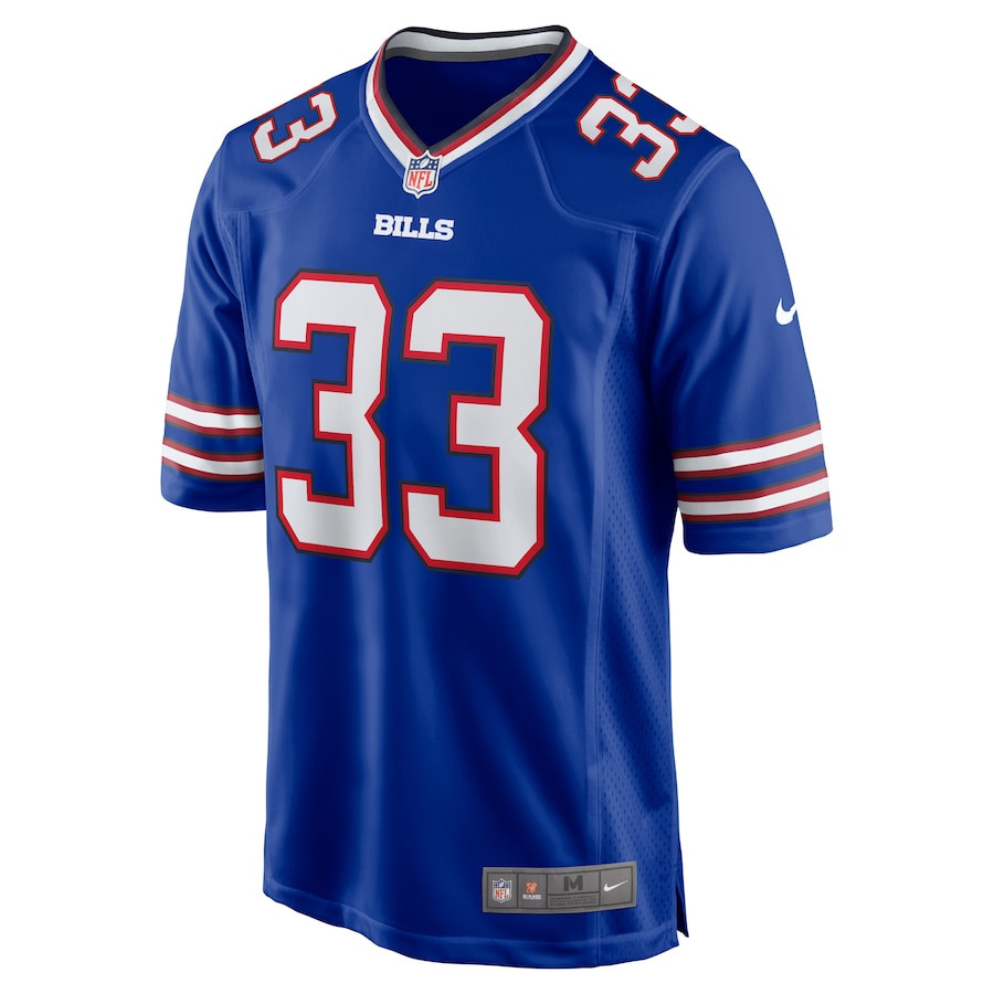 Te'Cory Couch 33 Buffalo Bills Game Royal NFL Jersey Men's