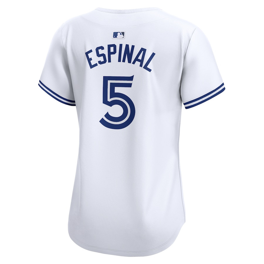 Santiago Espinal 5 Toronto Blue Jays Home Limited Player White MLB Jersey Women's