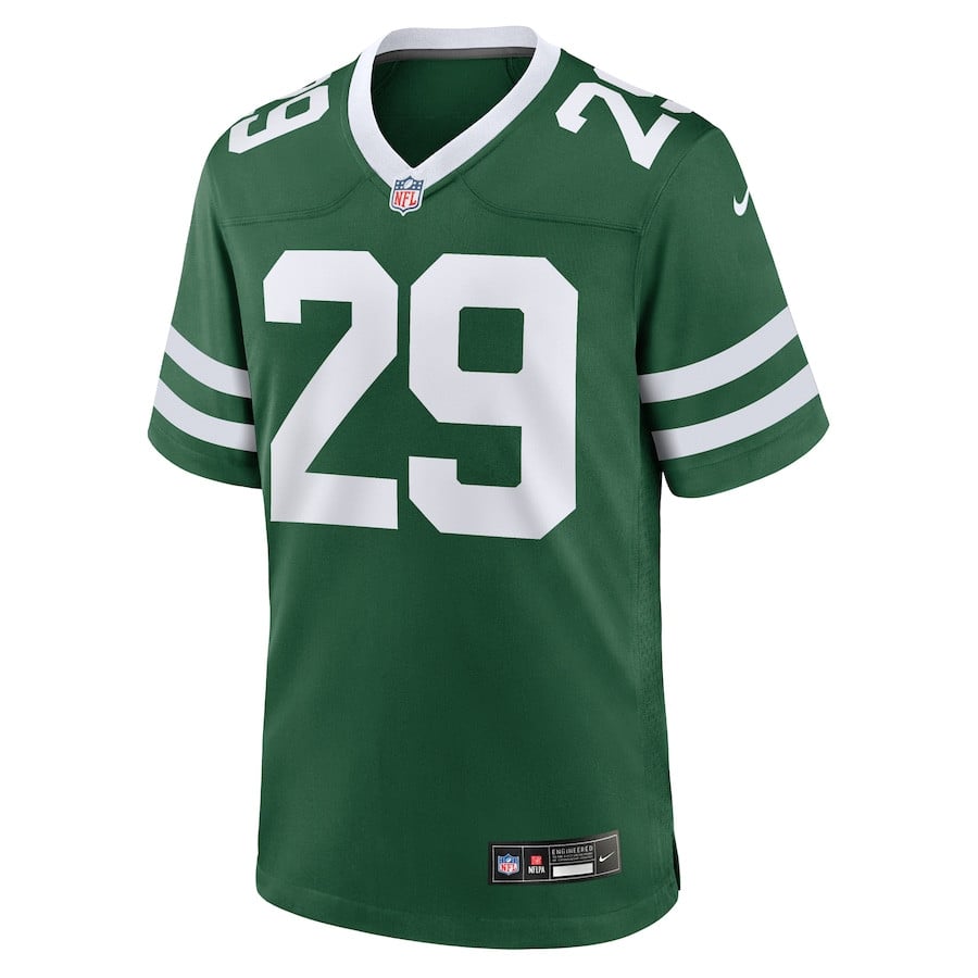 Jarrick Bernard-Converse 29 New York Jets Team Game Legacy Green NFL Jersey Men's