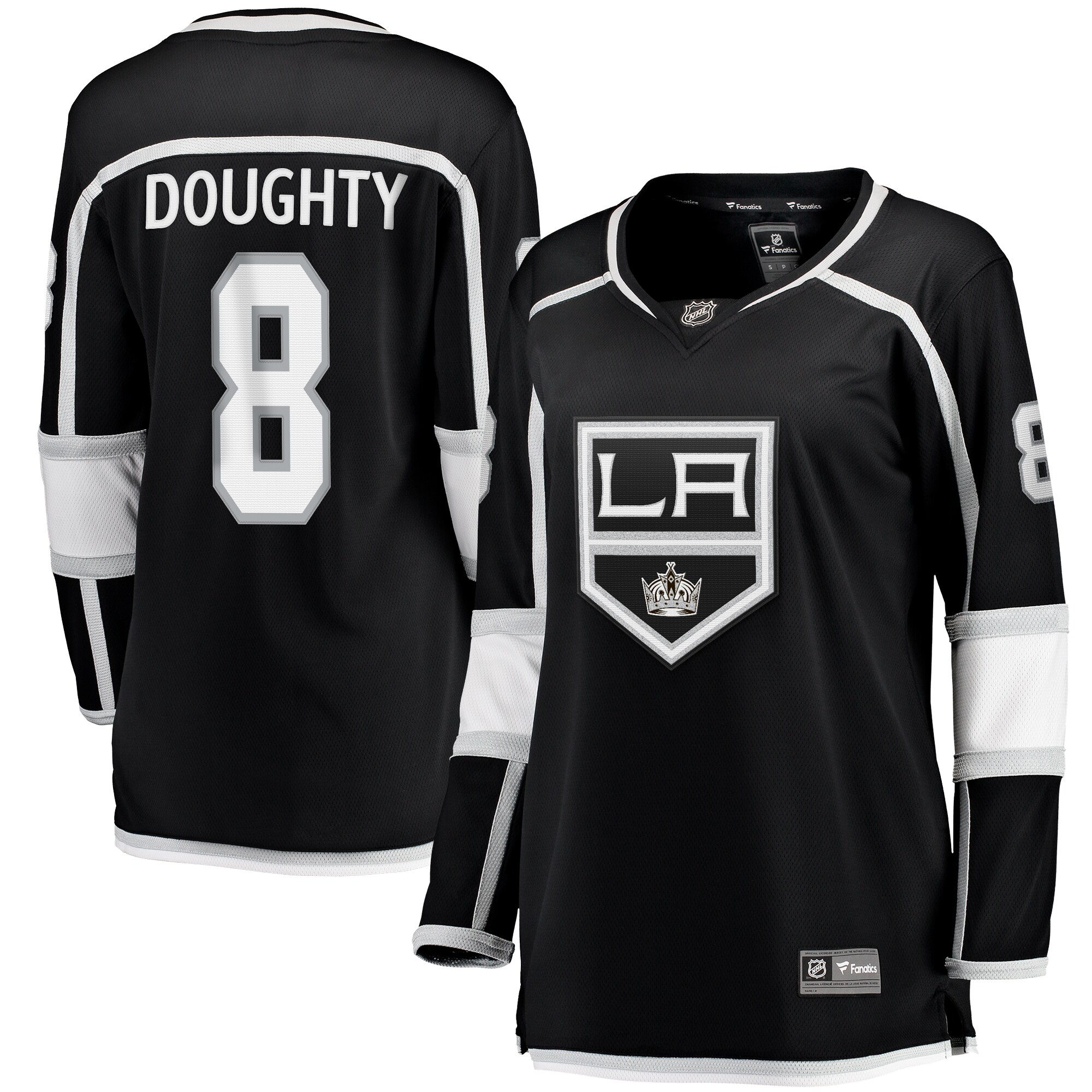 Los Angeles Kings Drew Doughty Black Home Breakaway Player NHL Jersey Women's