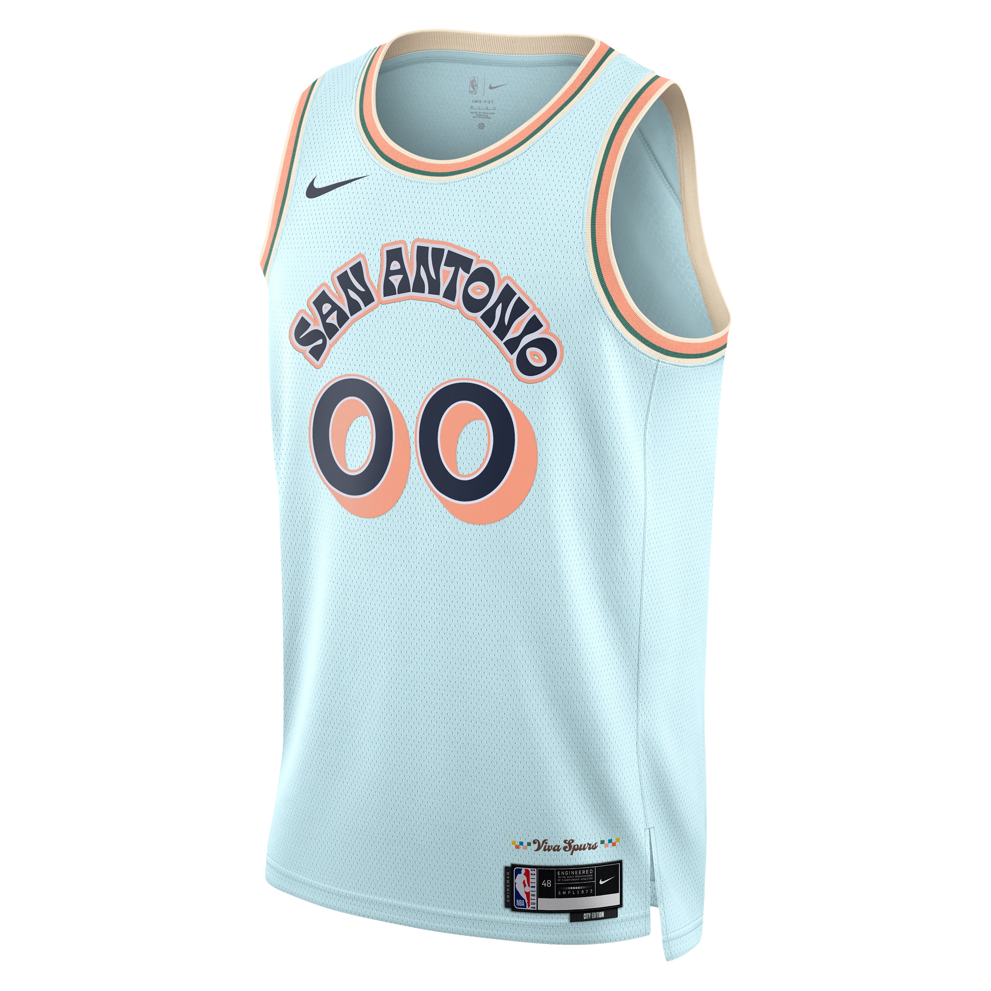 San Antonio Spurs City Edition Swingman 2024 Custom Unisex NBA Jersey Unisex