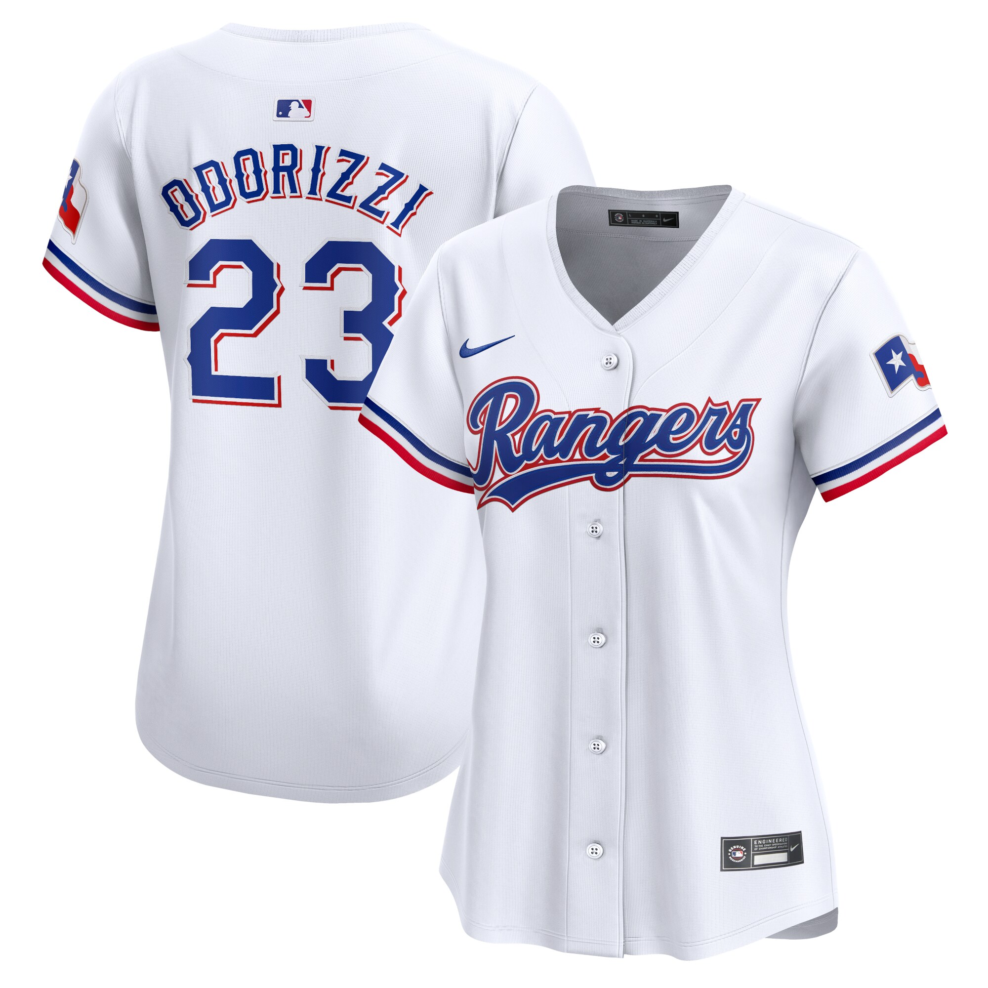 Texas Rangers Jake Odorizzi White Home Limited Player MLB Jersey Women's
