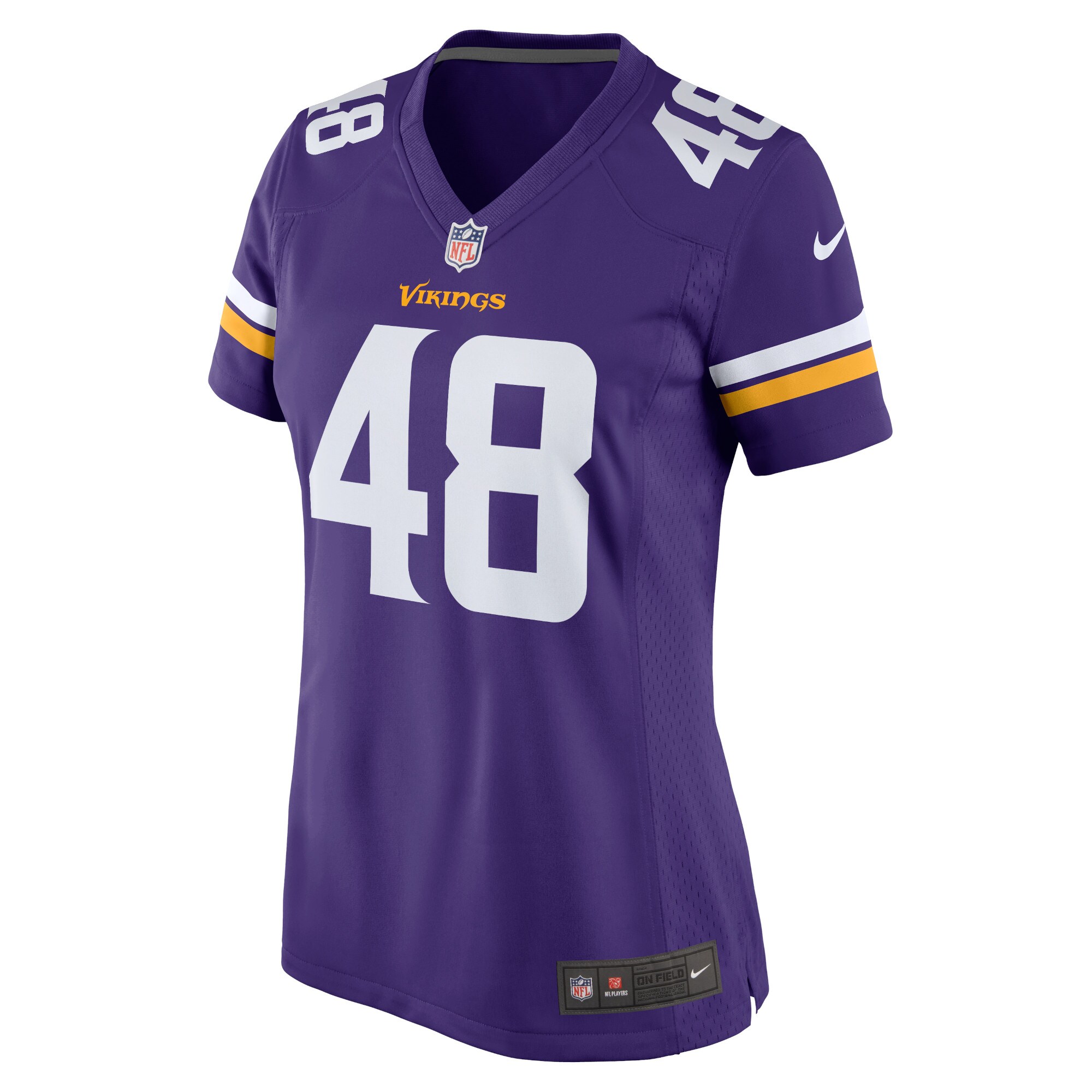 Minnesota Vikings Chris Garrett Purple Home Game Player NFL Jersey Women's