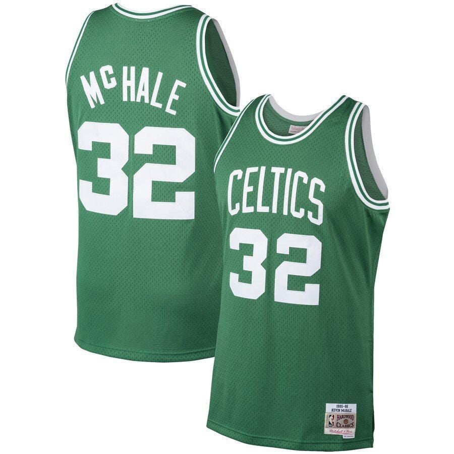 Kevin Mchale Boston Celtics Mitchell Ness 1985-86 Hardwood Classics Swingman Player Kelly Green NBA Jersey Men's