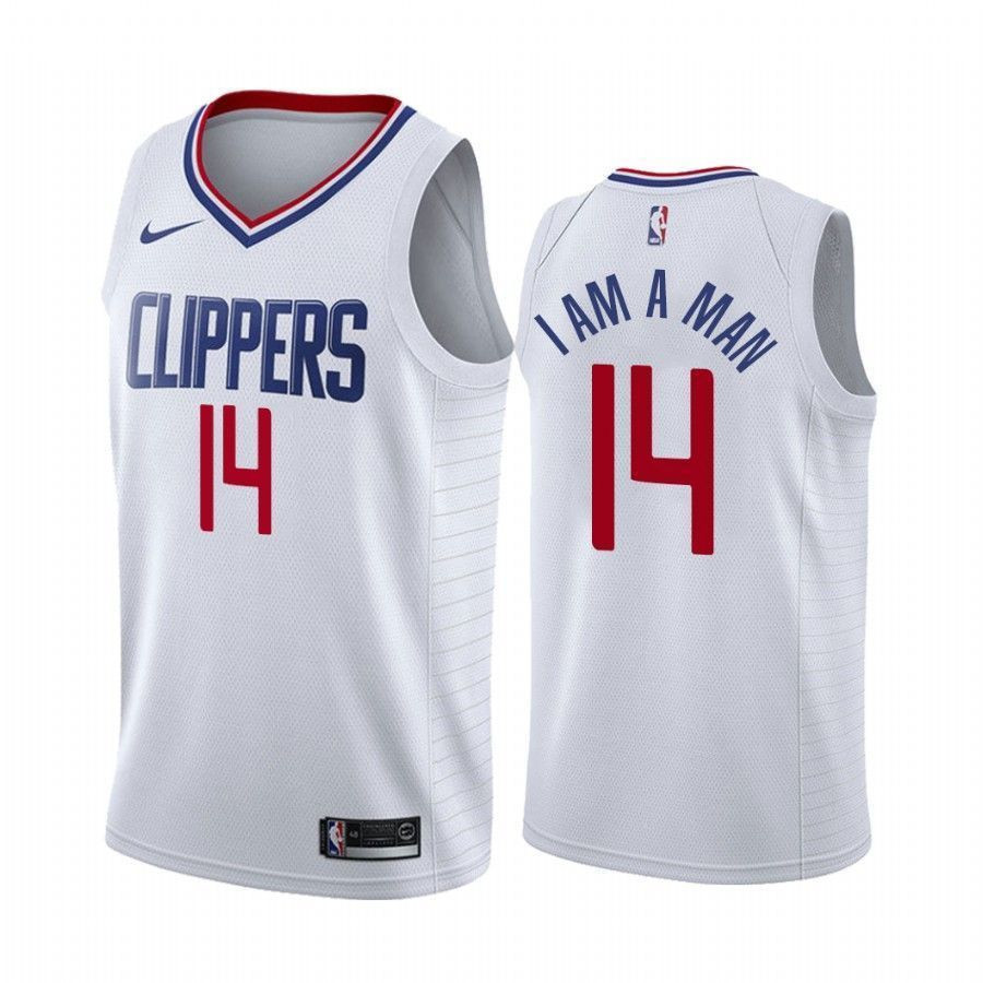 Terance Mann I Am A Man Clippers Association NBA Jersey Men's