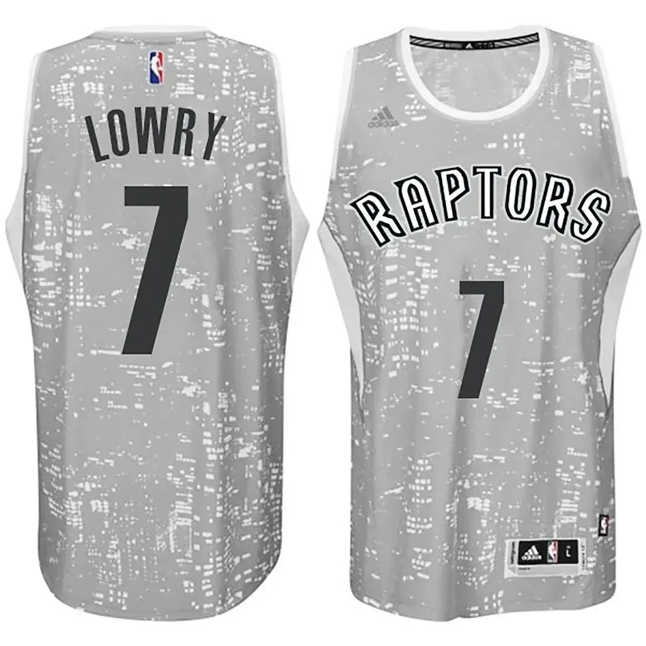 Raptors Kyle Lowry 7 City Edition Black NBA Jersey Men's
