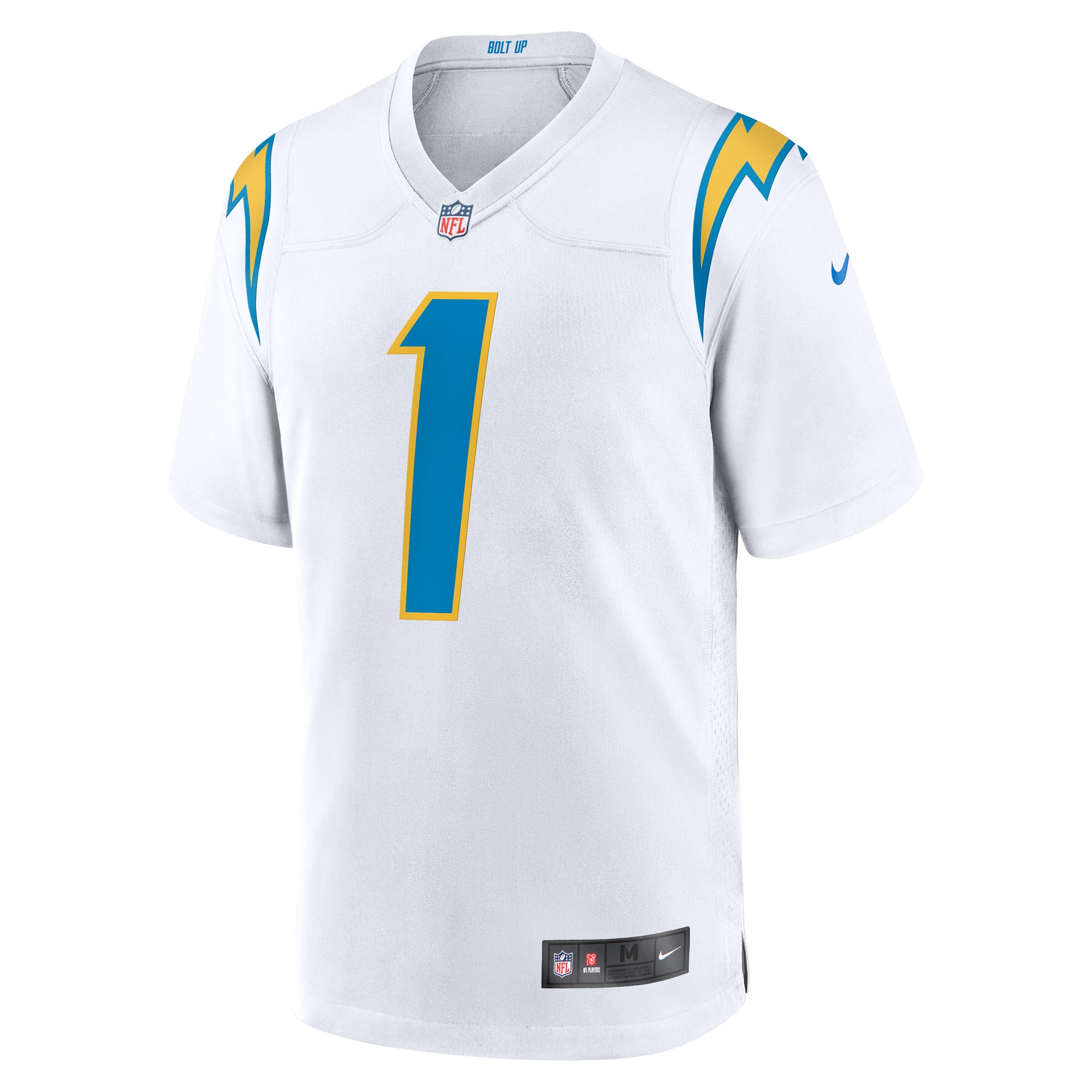 Los Angeles Chargers Quentin Johnston White Away Game NFL Jersey Men's