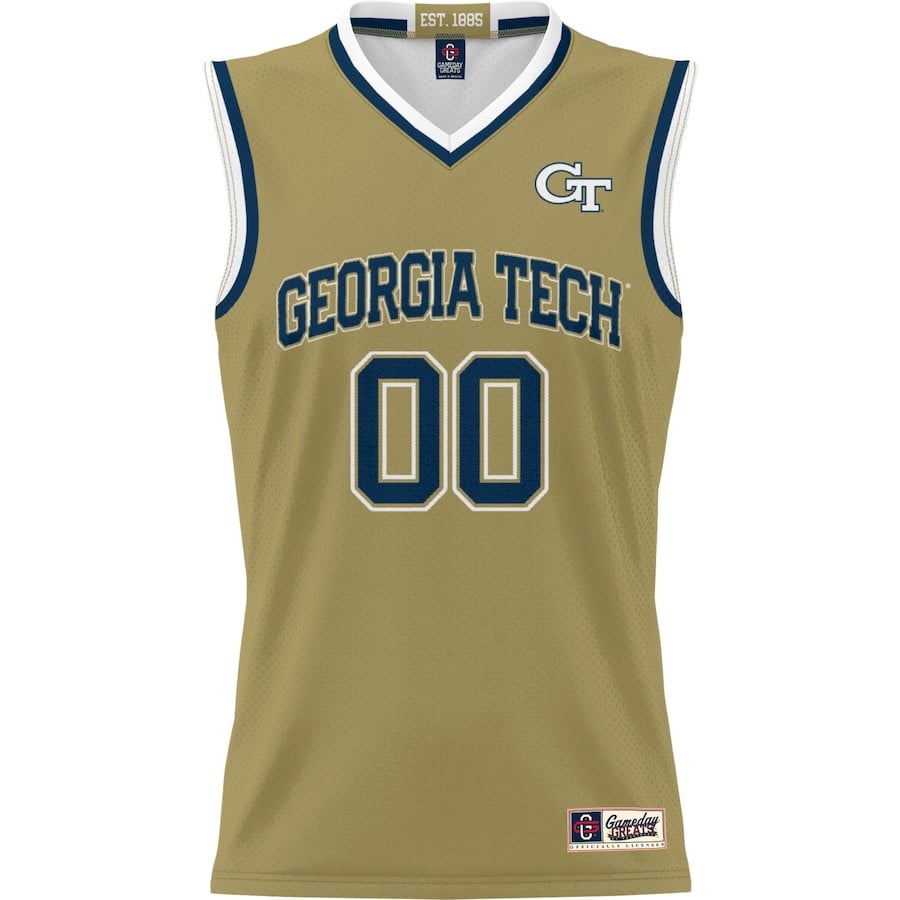 Georgia Tech Yellow Jackets NIL Custom Gold NCAA Jersey Men's