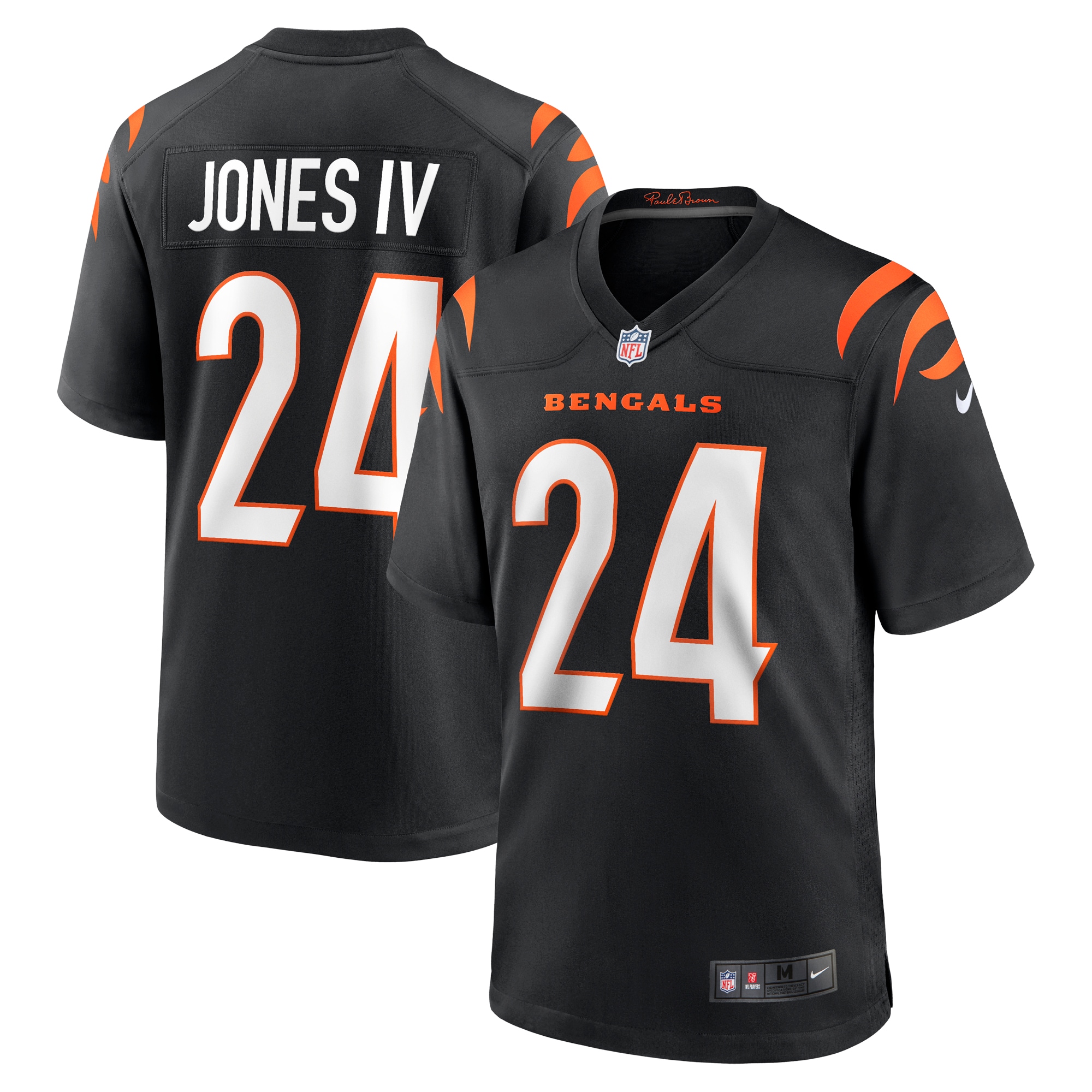 Cincinnati Bengals Sidney Jones Black Game NFL Jersey Men's