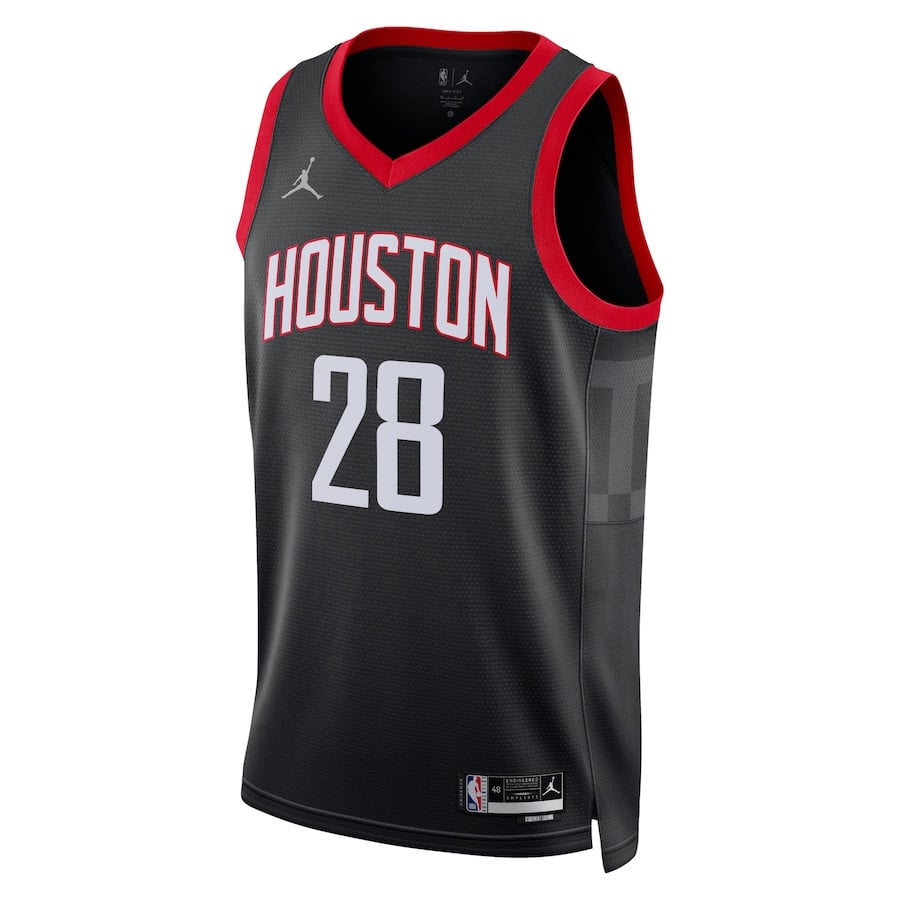 Alperen Sengun 28 Houston Rockets Unisex 2024/25 Swingman Player Statement Edition Black NBA Jersey Unisex