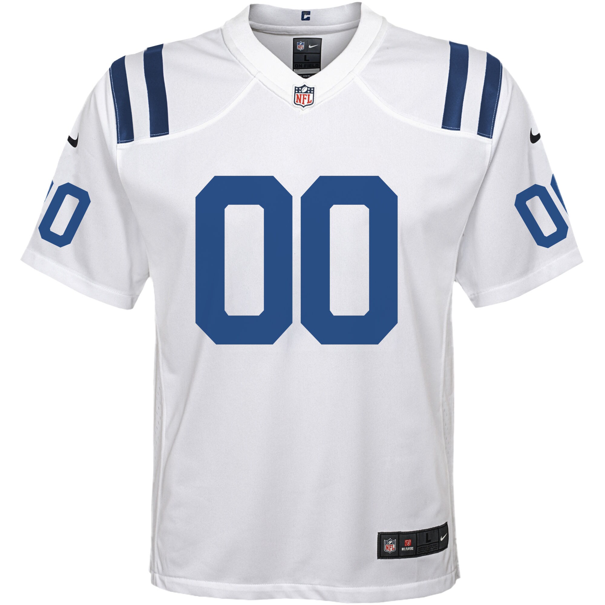 Indianapolis Colts White Custom Game NFL Jersey Youth