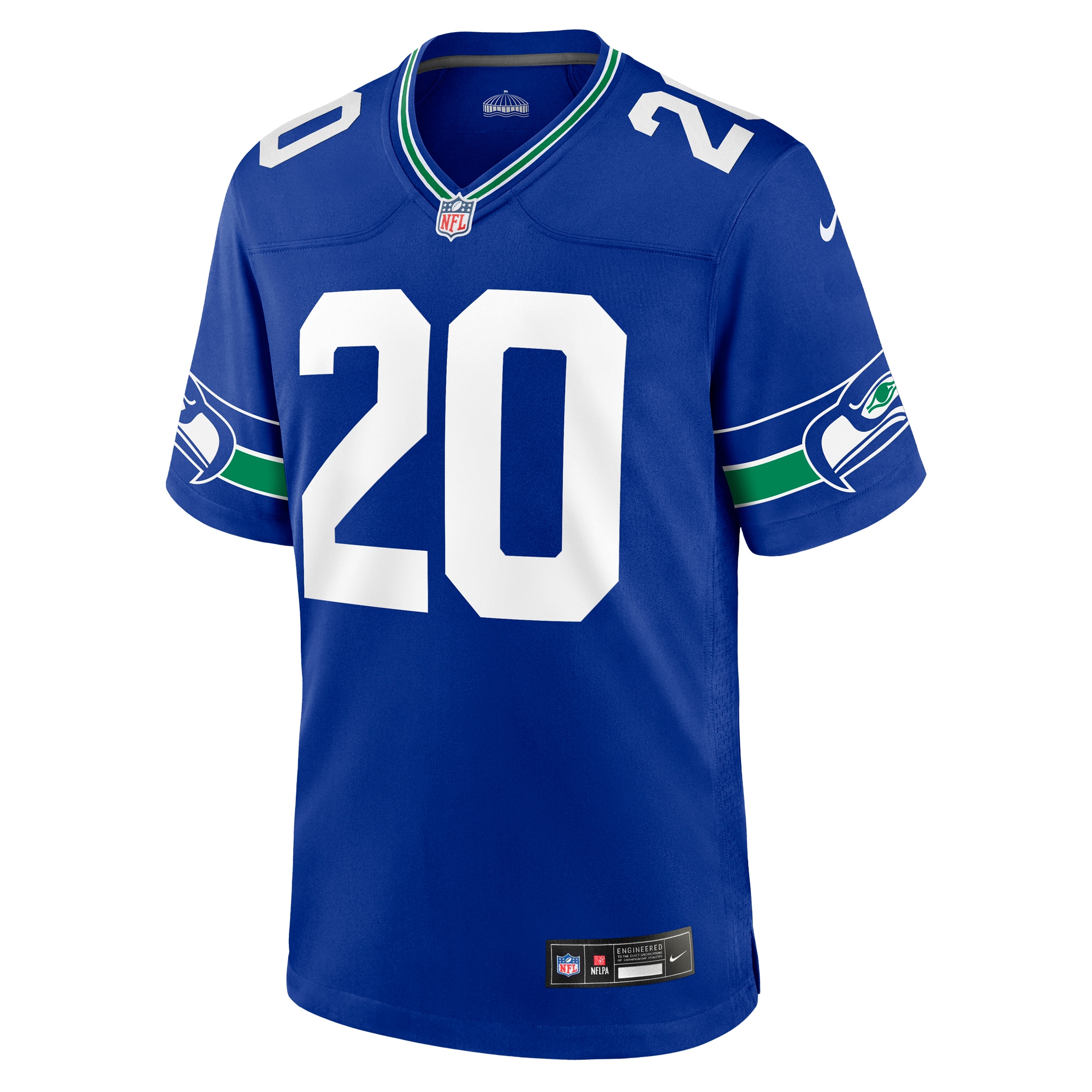 Seattle Seahawks Julian Love Royal Throwback Player Game NFL Jersey Men's