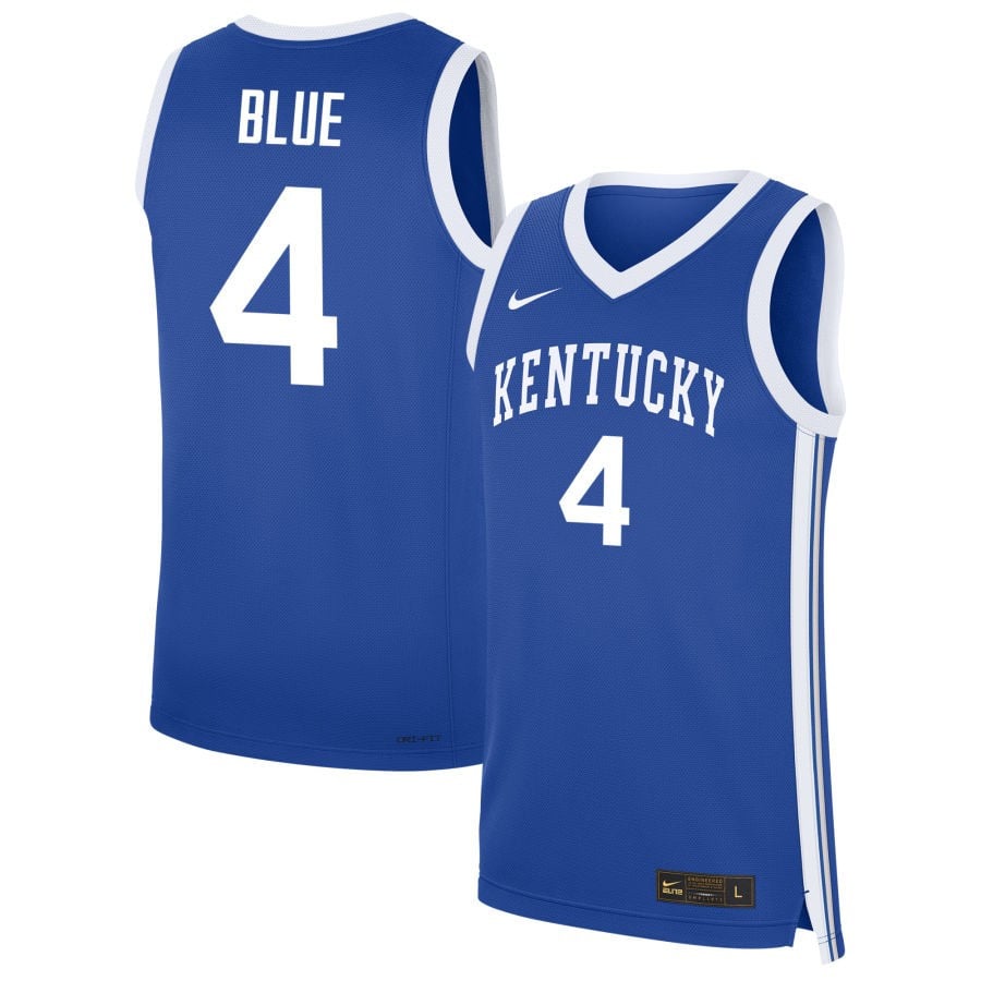Lexi Blue 4 Kentucky Wildcat Unisex NIL Royal NCAA Jersey Unisex