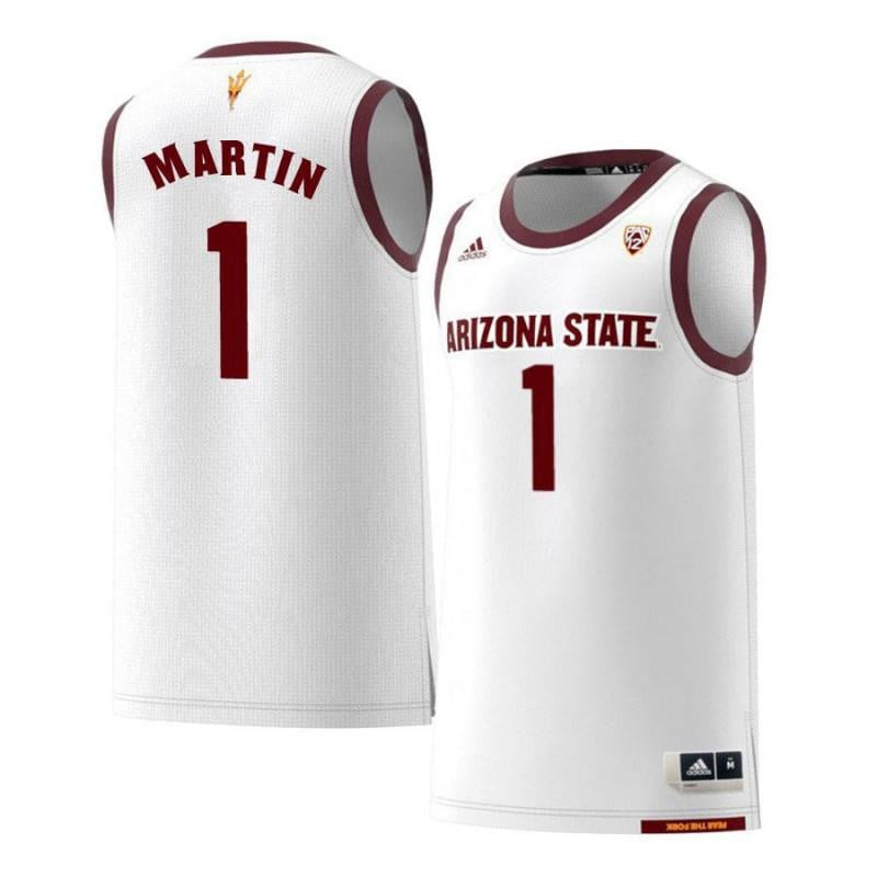 1 Remy Marti White Retro Arizona State Sun Devils NCAA Jersey Men's