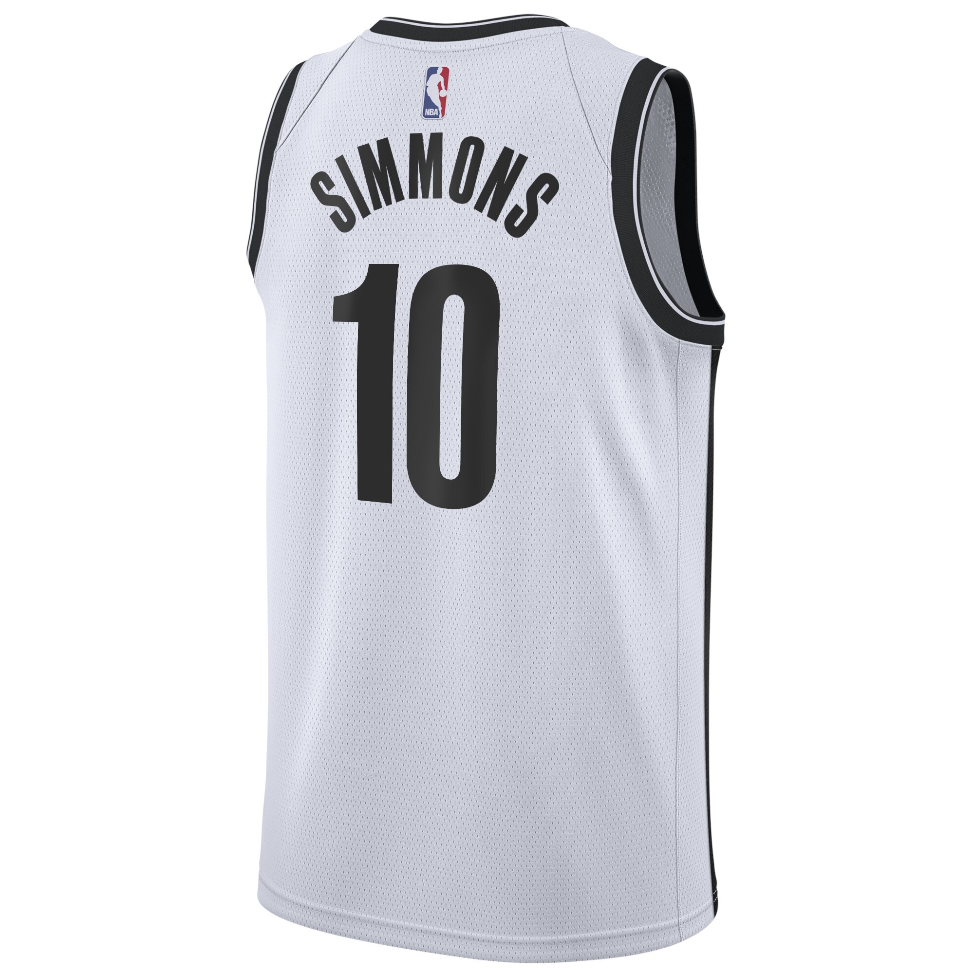 Brooklyn Nets Association Edition Swingman White Ben Simmon NBA Jersey Youth