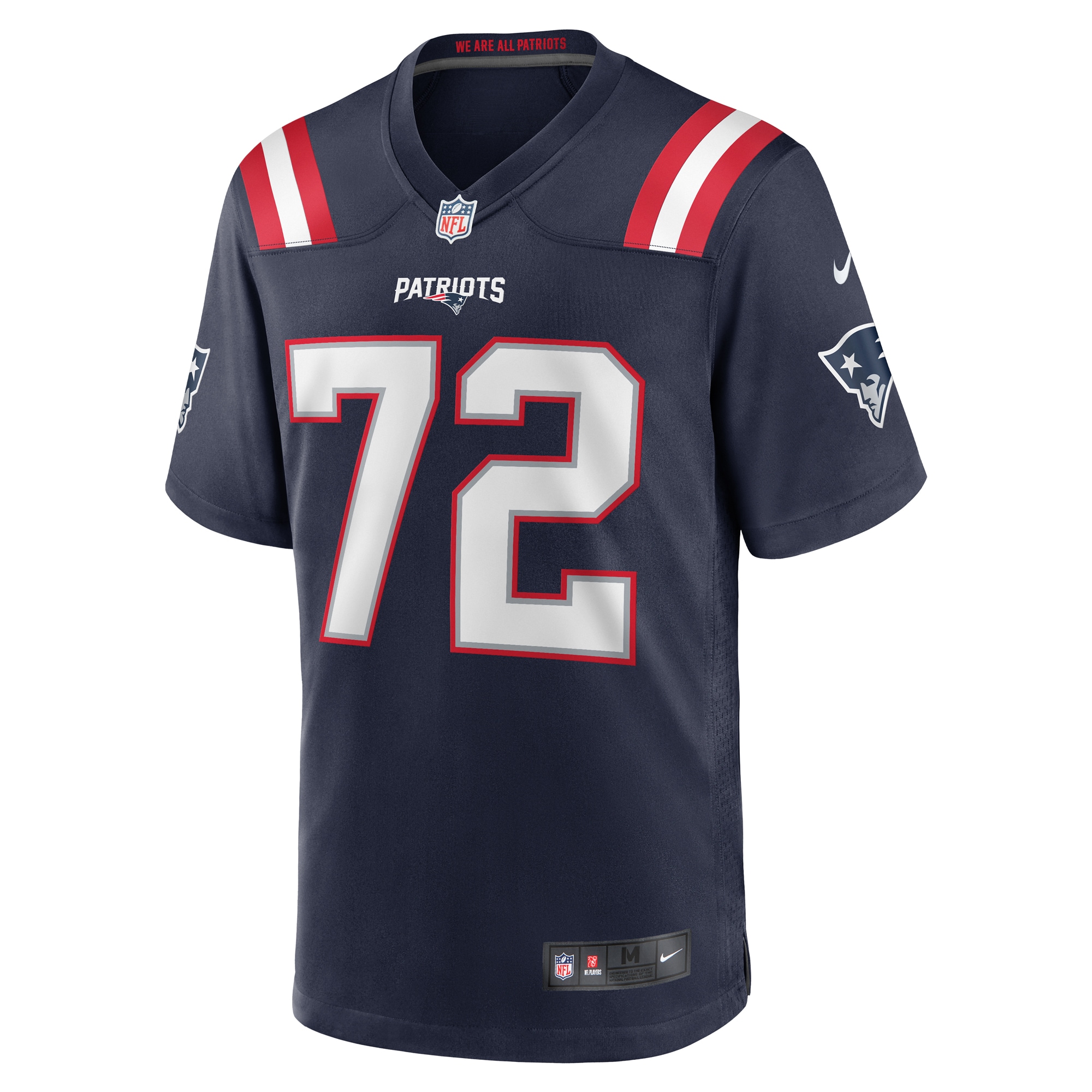 New England Patriots Tyrone Wheatley Navy Team Game NFL Jersey Men's