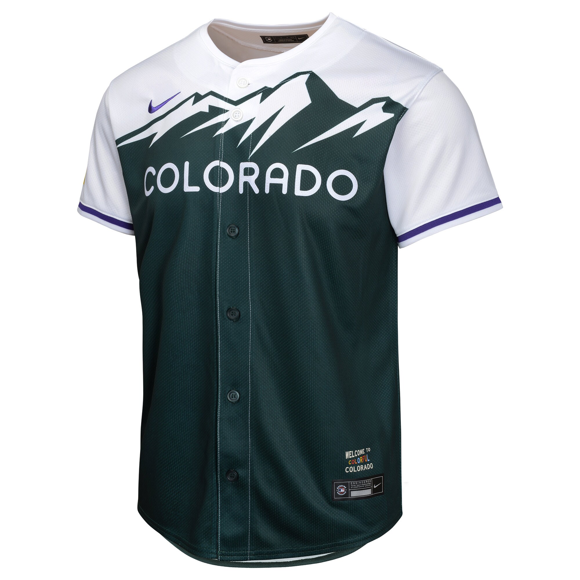 Colorado Rockies Green City Connect Limited MLB Jersey Youth