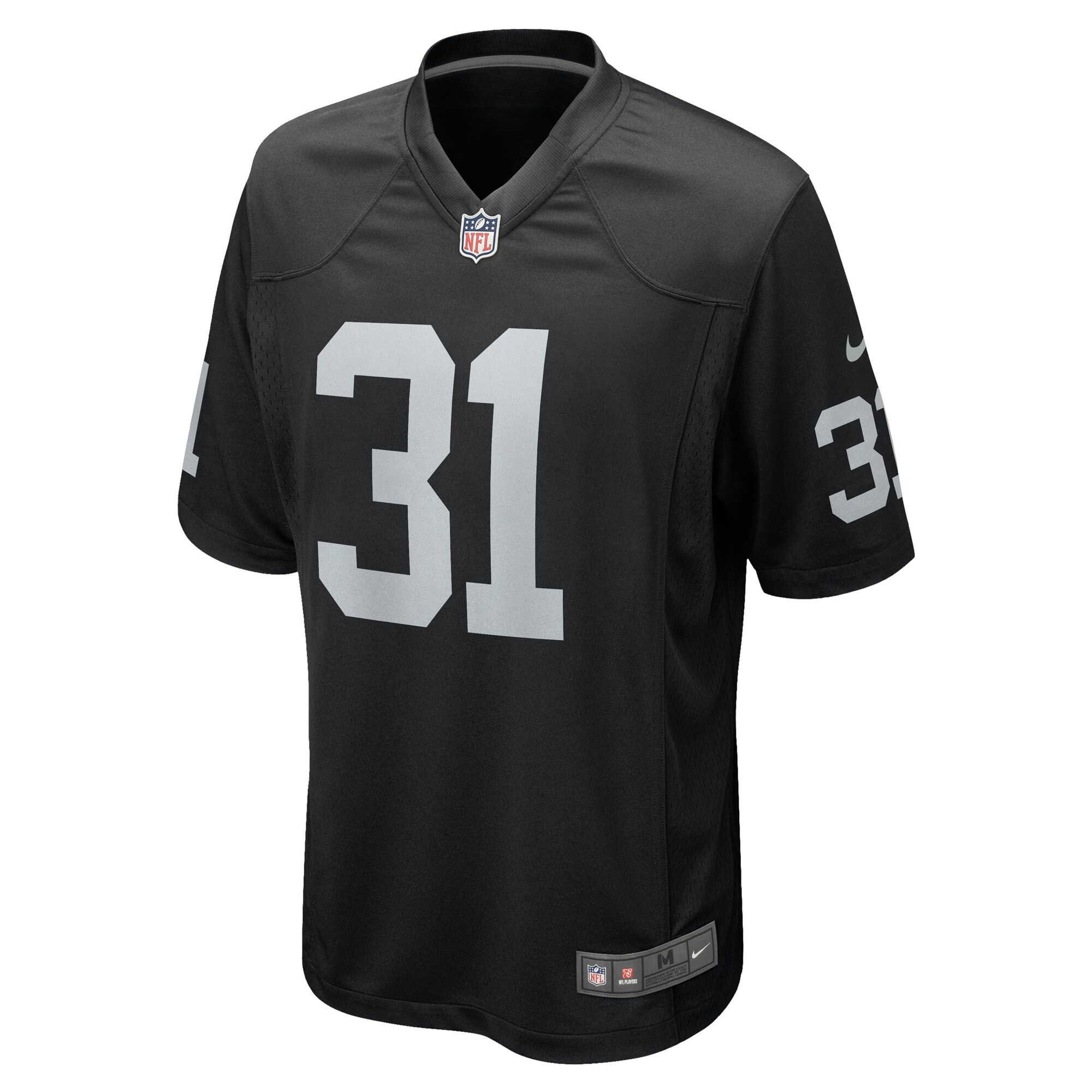 Las Vegas Raiders Brandon Facyson Black Team Game NFL Jersey Men's