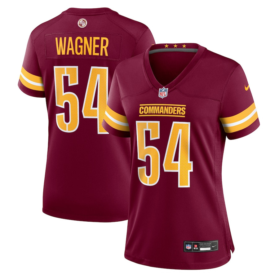 Bobby Wagner 54 Washington Commanders Game Burgundy NFL Jersey Women's