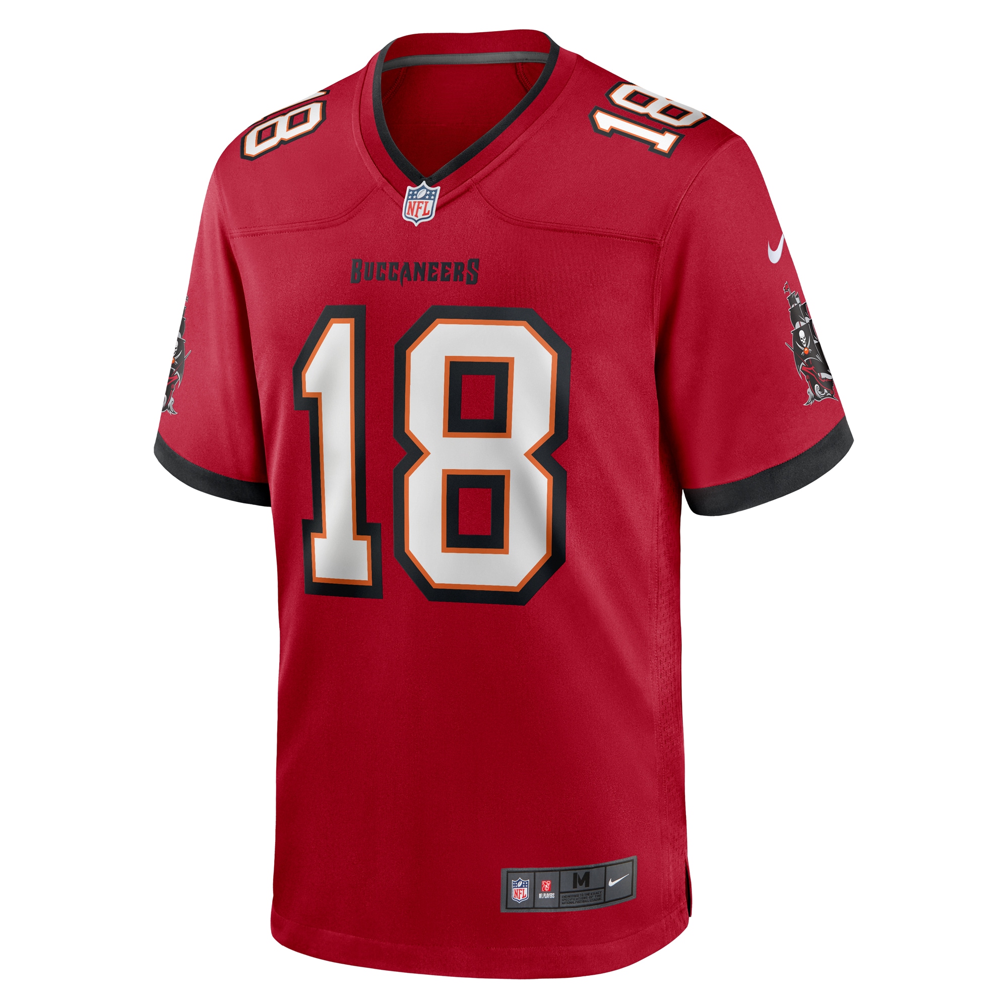 Tampa Bay Buccaneers Rakim Jarrett Red Game NFL Jersey Men's
