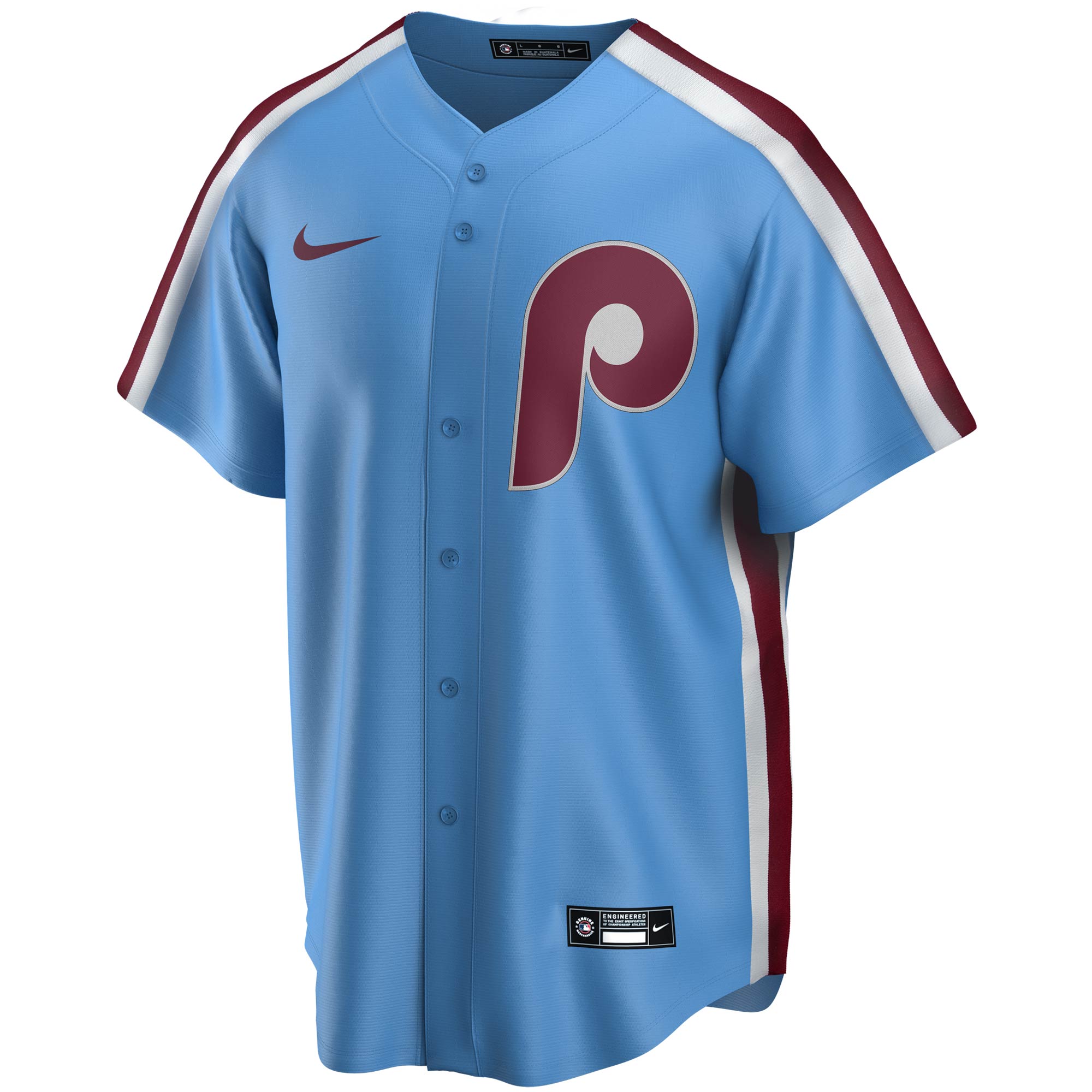 Philadelphia Phillies Mike Schmidt Light Blue Road Cooperstown Collection Player MLB Jersey Men's