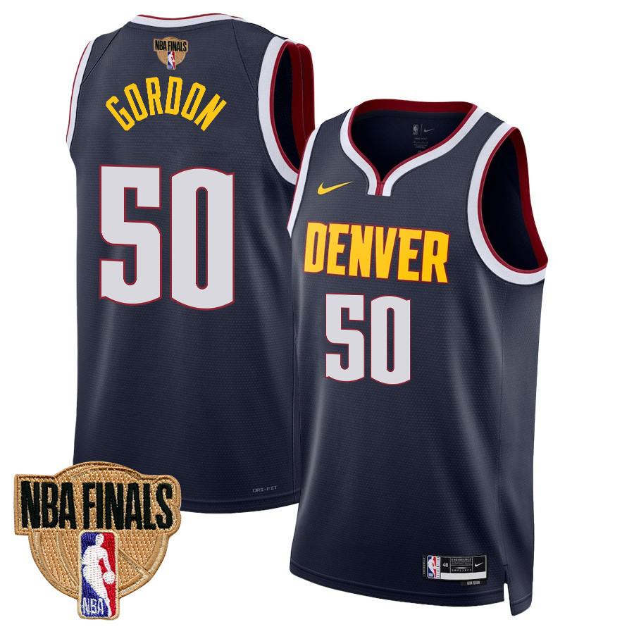 Aaron Gordon 50 Denver Nuggets Final Champions 2023 Swingma Black NBA Jersey Youth
