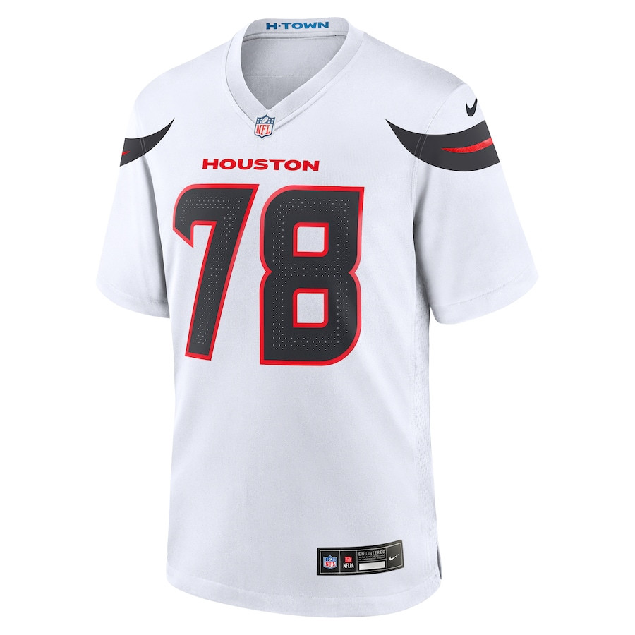 Laremy Tunsil 78 Houston Texans Game White NFL Jersey Men's