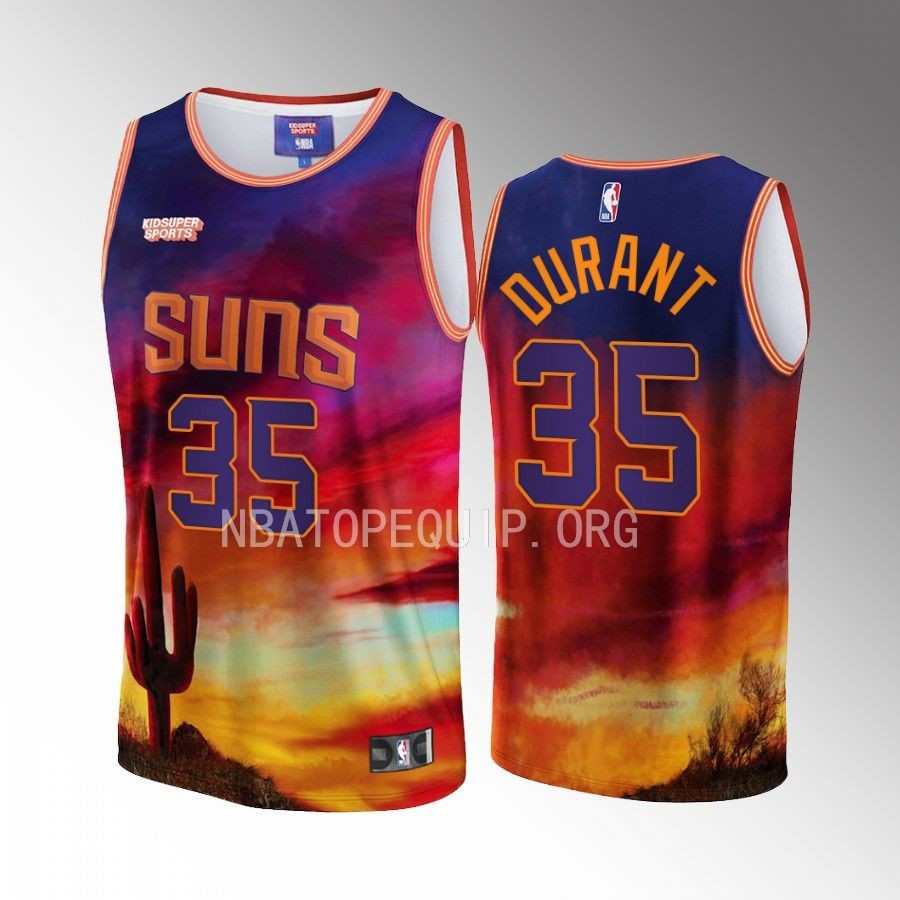Kevin Durant 35 Phoenix Suns KidSuper Studio Unisex Hometown NBA Jersey Unisex