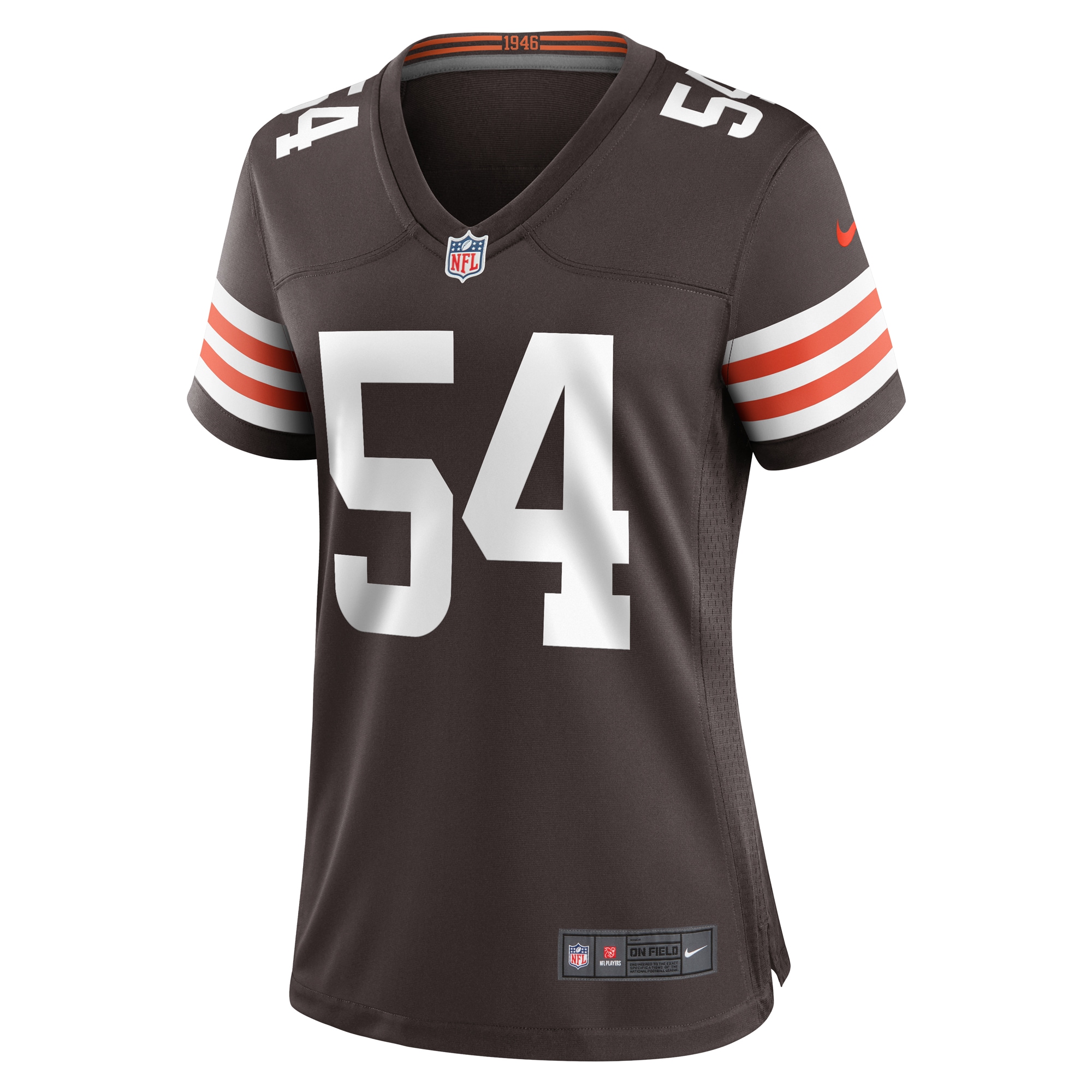 Cleveland Browns Ogbonnia Okoronkwo Brown Game Player NFL Jersey Women's
