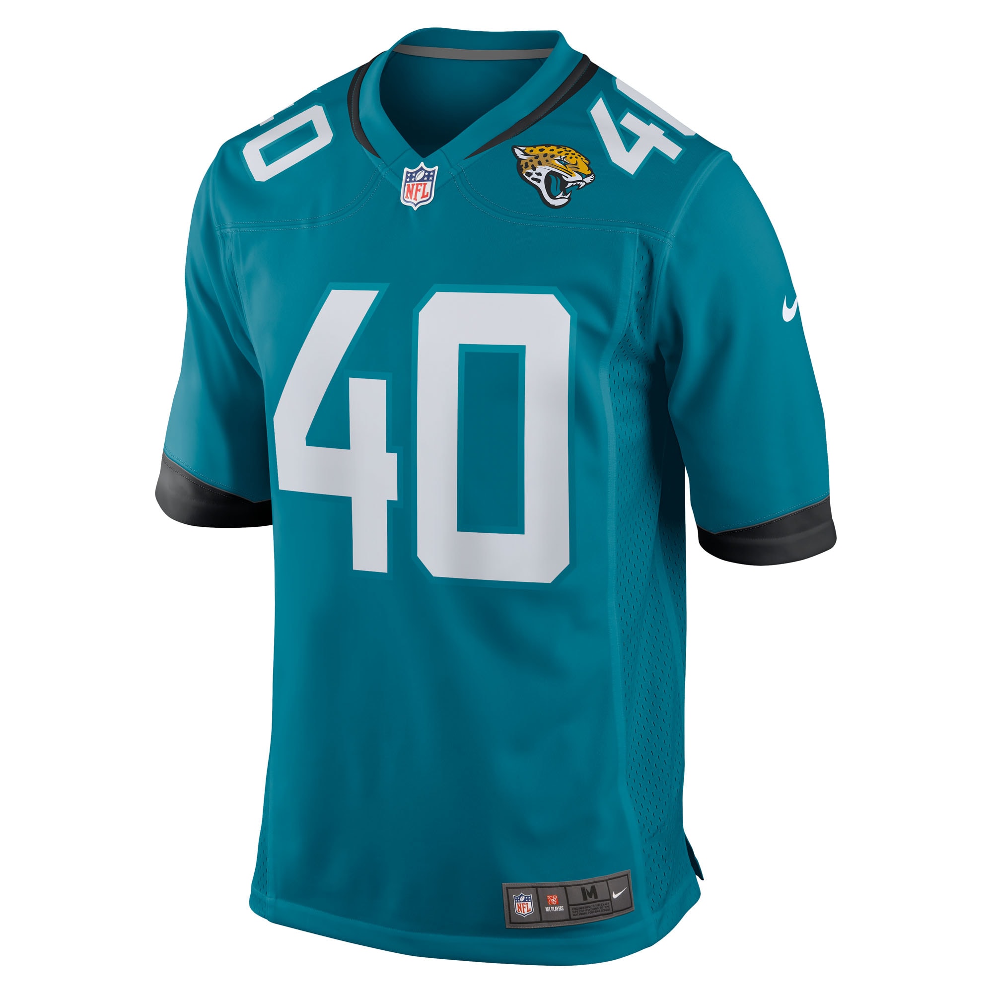Jacksonville Jaguars Tyler Hall Teal Team Game NFL Jersey Men's