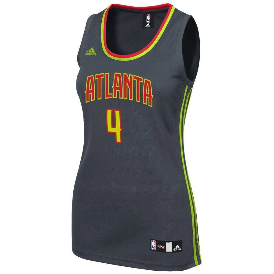 Paul Millsap Atlanta Hawks Road Charcoal NBA Jersey Women's