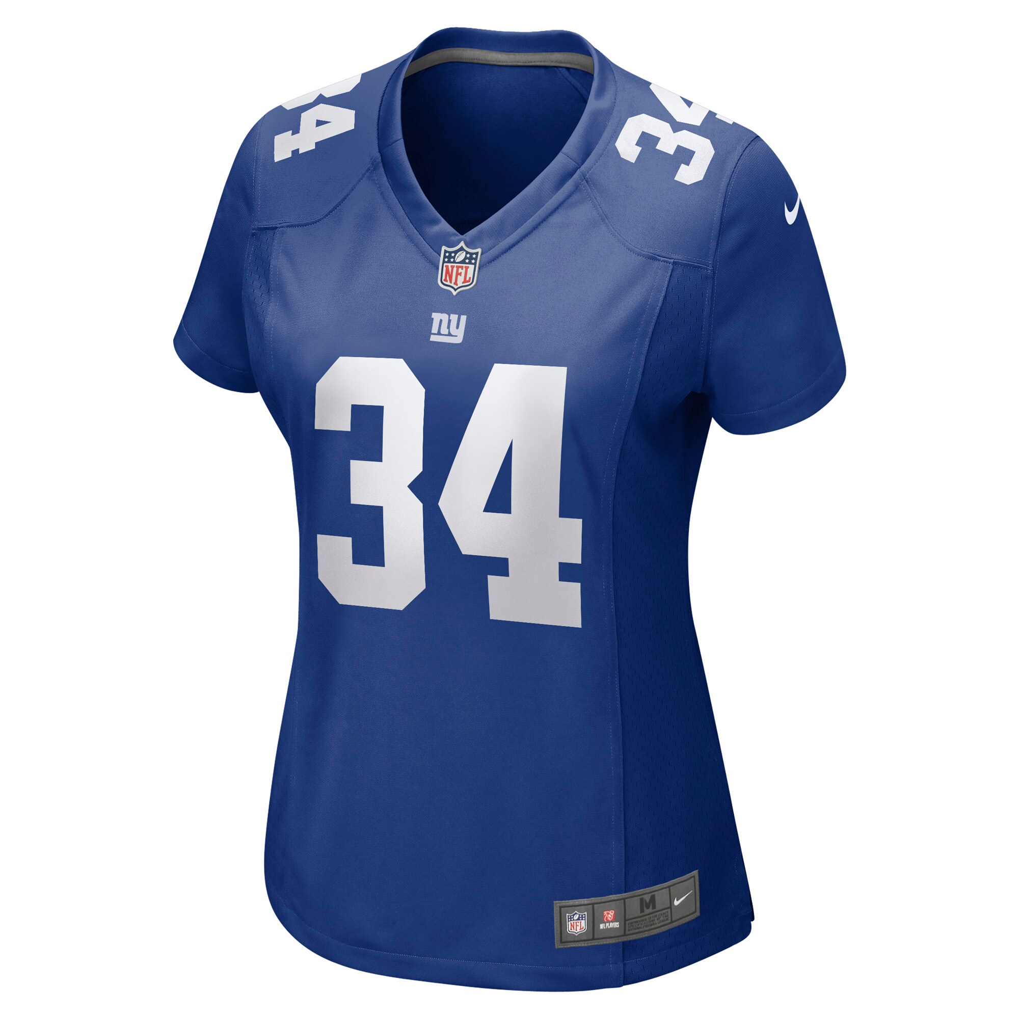New York Giants Sandro Platzgummer Royal Game Player NFL Jersey Women's