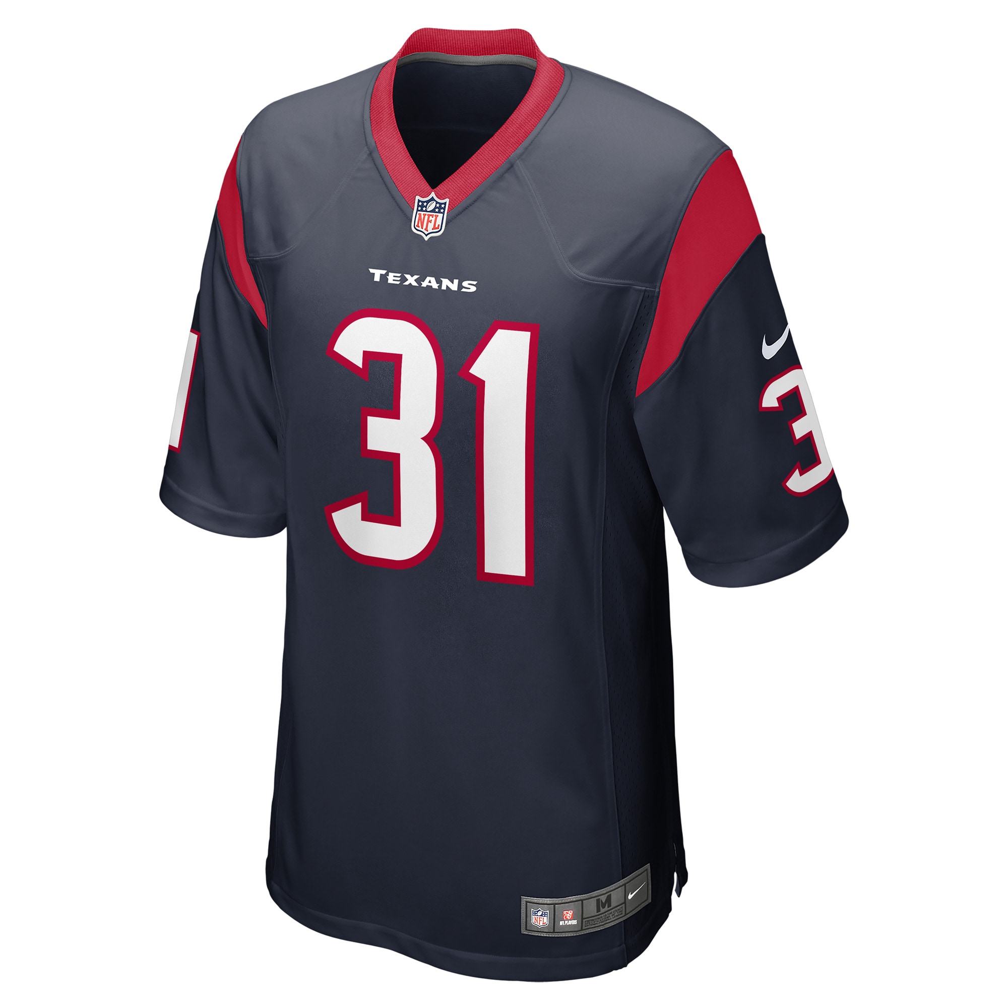 Houston Texans Dameon Pierce Navy Game Player NFL Jersey Men's