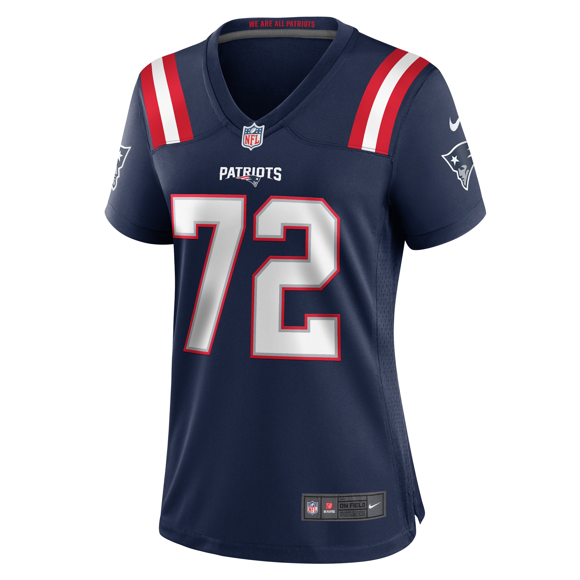 New England Patriots Zach Thomas Navy Game NFL Jersey Women's