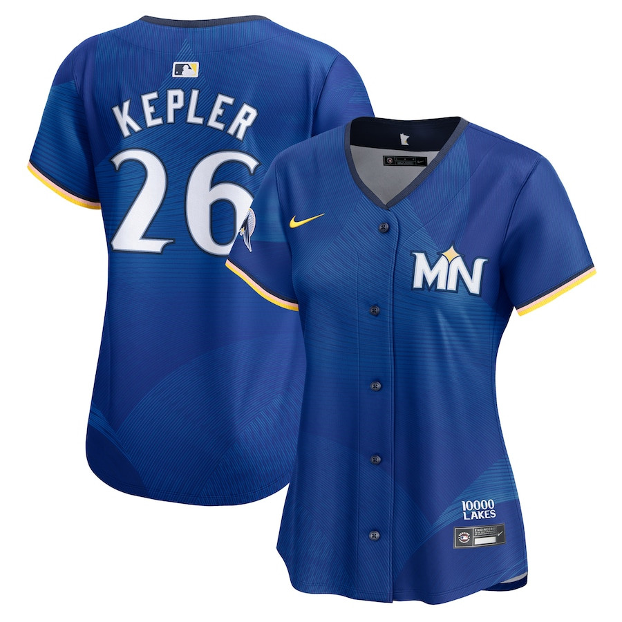 Max Kepler 26 Minnesota Twins 2024 City Connect Limited Royal MLB Jersey Women's