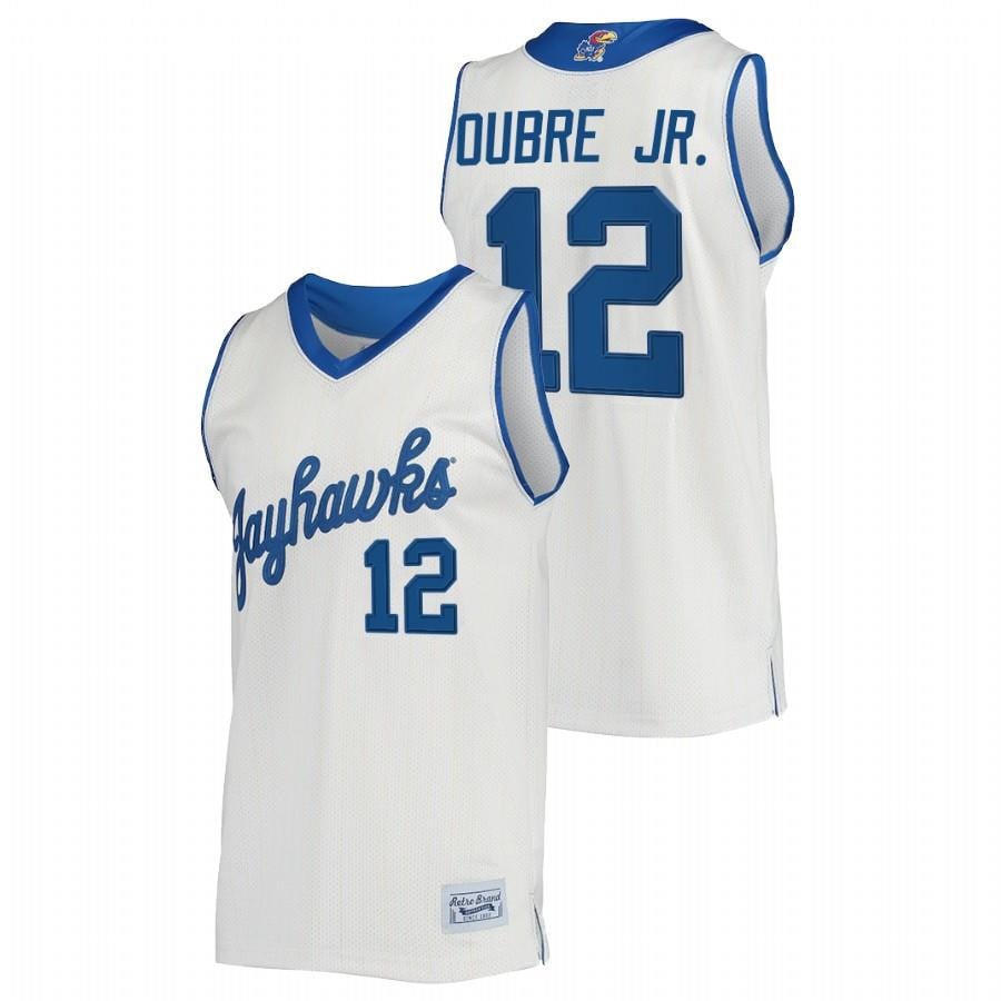 Kansas Jayhawks Kelly Oubre Jr. 12 Cream Commemorative Classic College NCAA Jersey Men's