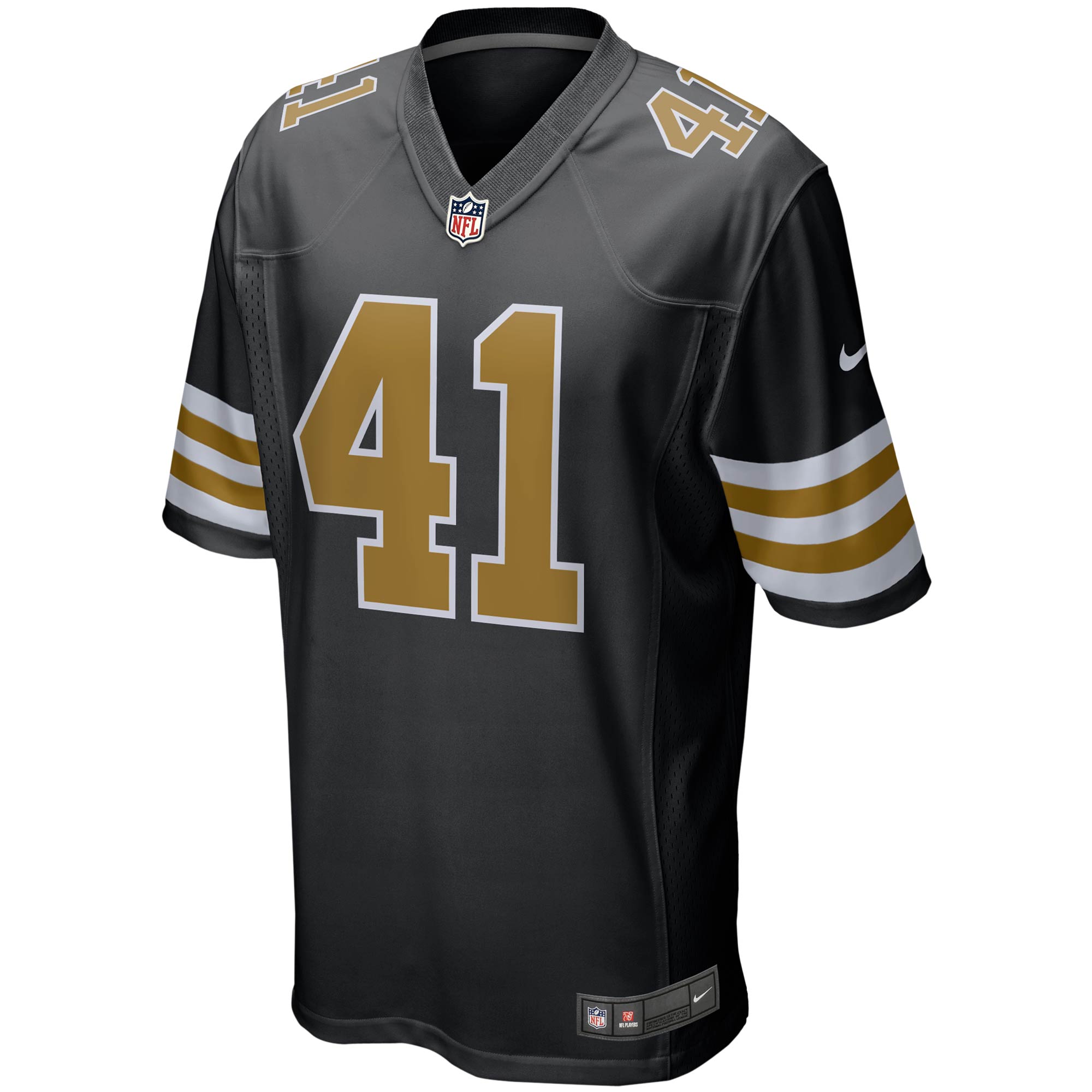 New Orleans Saints Alvin Kamara Black Alternate Game NFL Jersey Men's