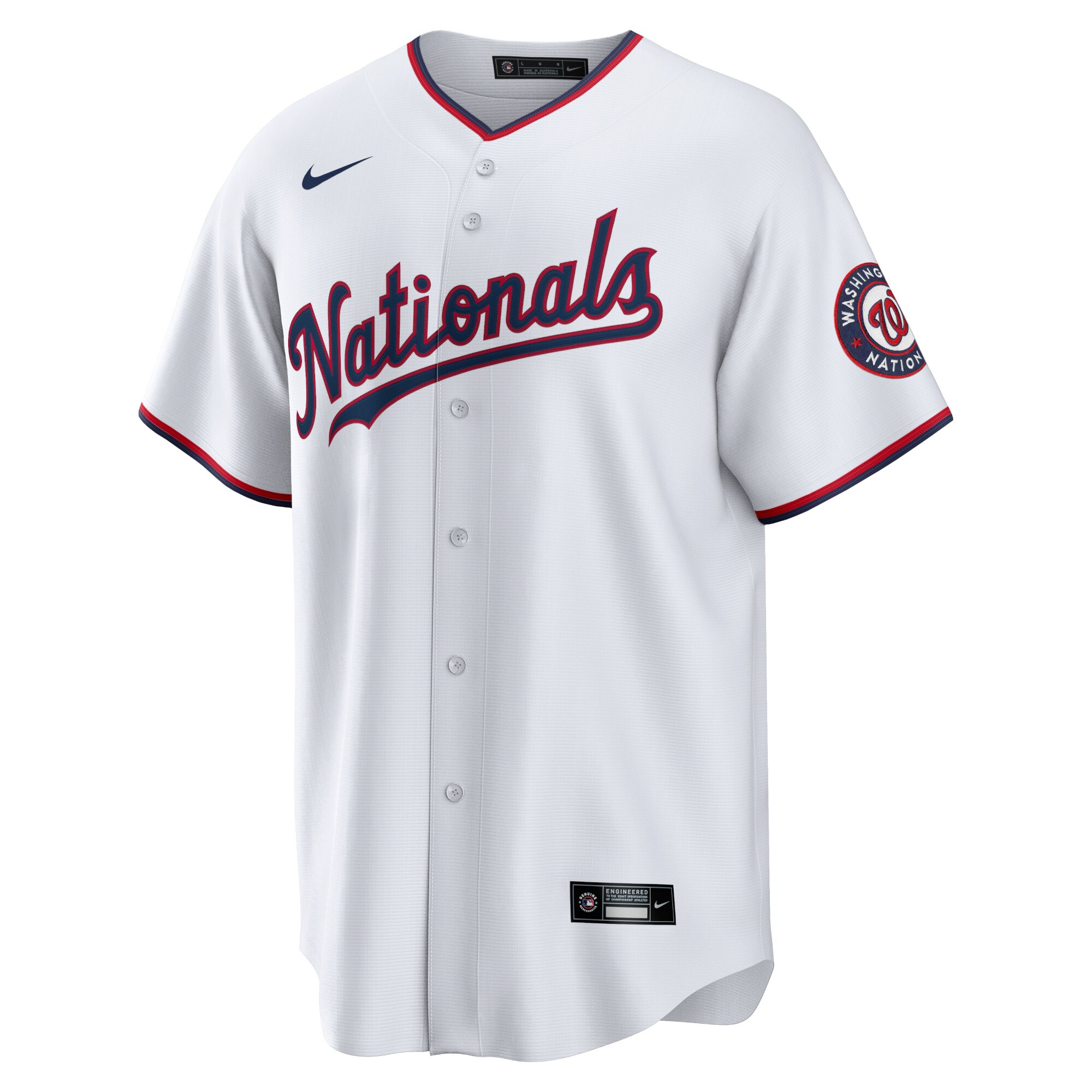 Washington Nationals C.J. Abrams White Home MLB Jersey Men's