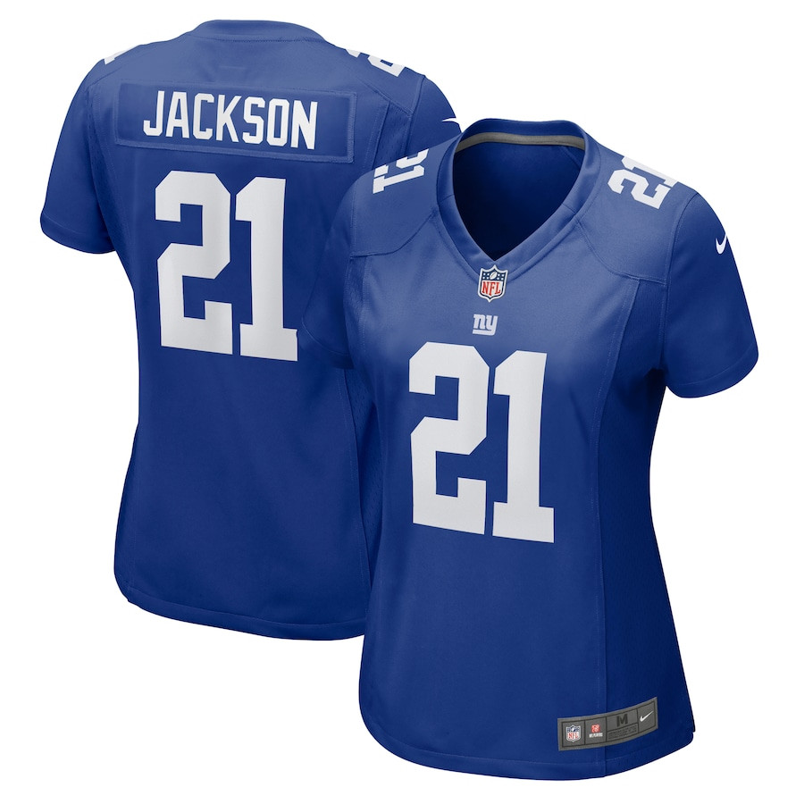 Adoree' Jackson 21 New York Giants Game Royal NFL Jersey Women's