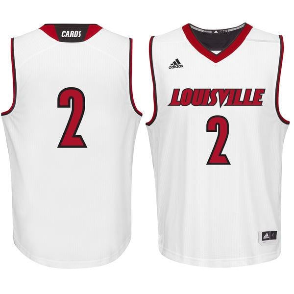 Louisville Cardinals White NCAA Jersey Men's