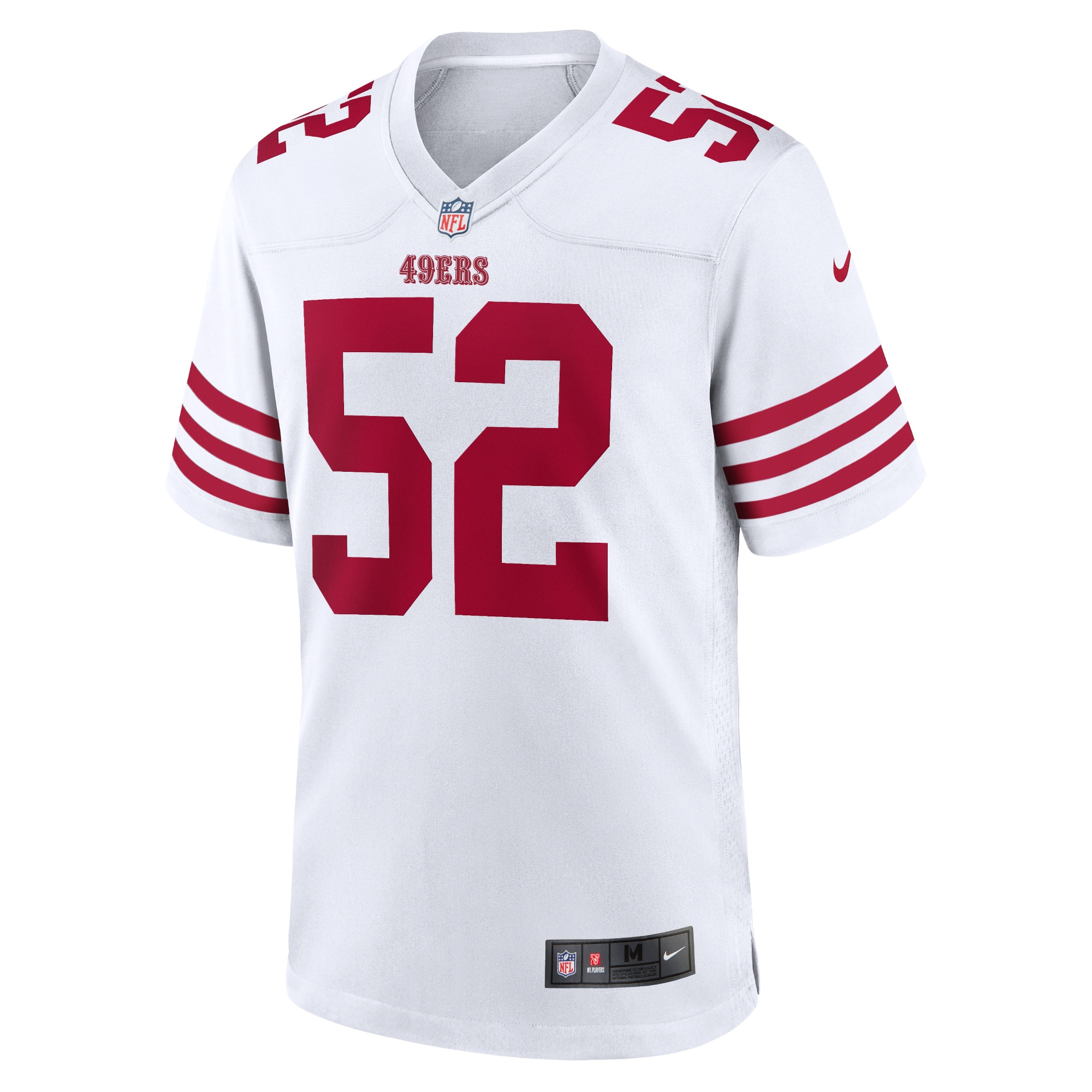 San Francisco 49ers Patrick Willis White Retired Player Game NFL Jersey Men's