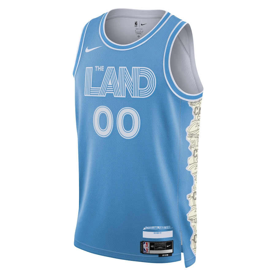 Cleveland Cavaliers Unisex 2024/25 Custom Swingman City Edition Light Blue NBA Jersey Unisex